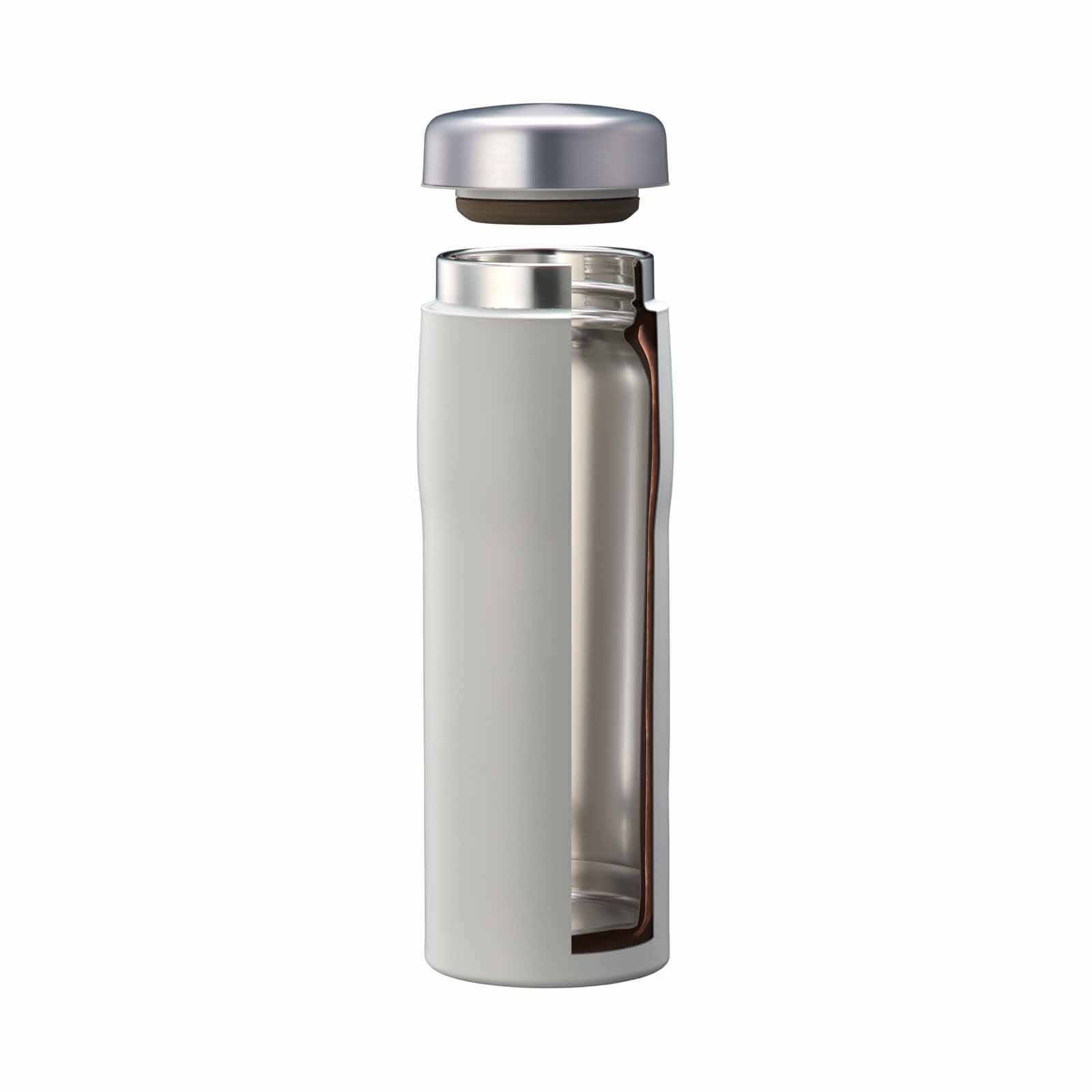 TIGER 480ml Vacuum Stainless Steel Bottle - Moon White MJF-A048 (WF)-image 2