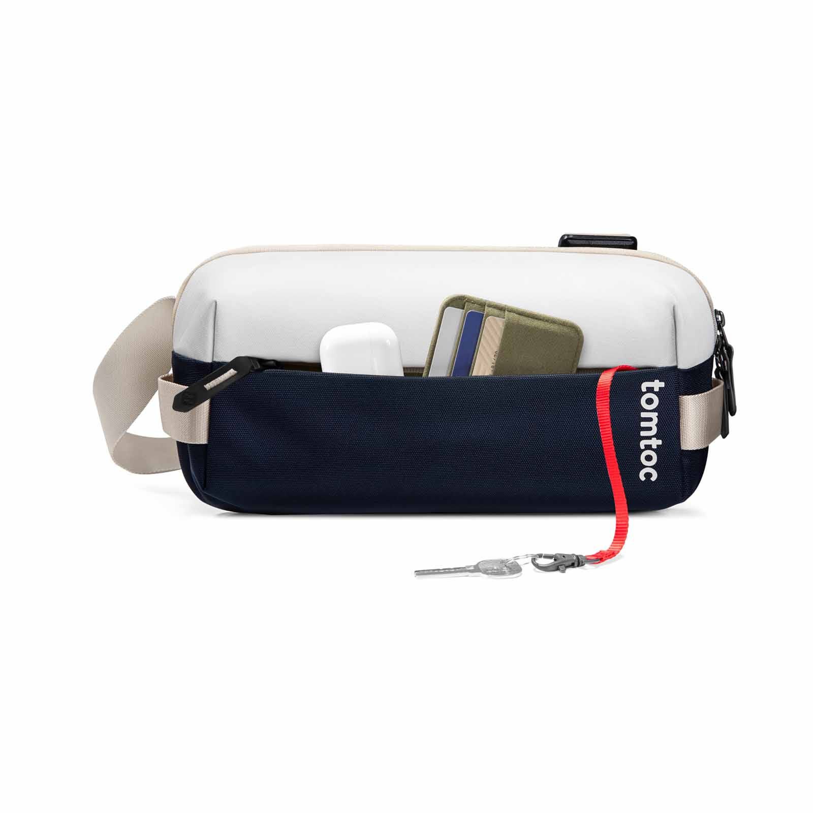 TOMTOC Explorer-t21 Sling Bag S - Inky Blue (h02-a04b1) T21S1B1-image 7