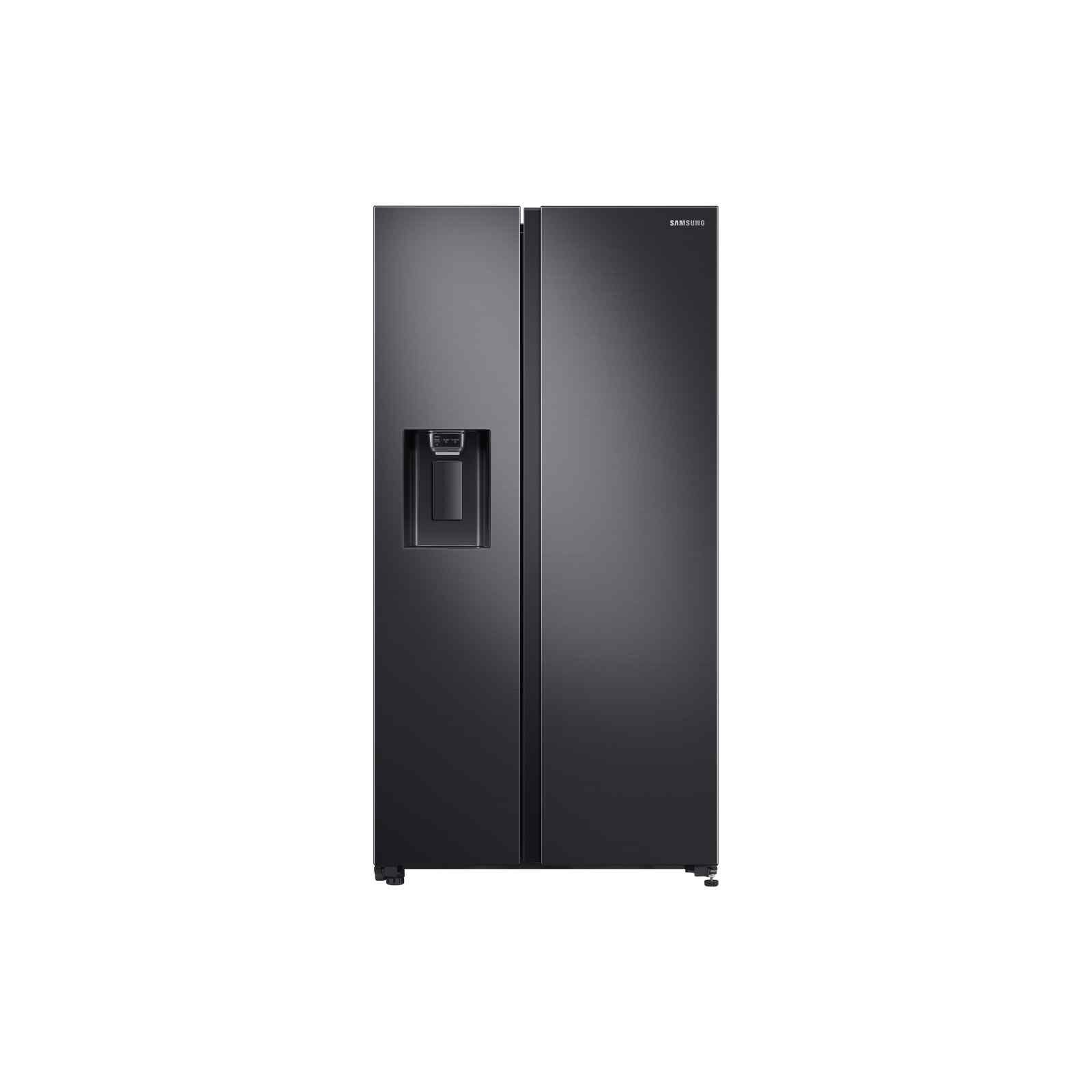 SAMSUNG Side By Side Fridge (617l) - Black Matt RS64R5304B4