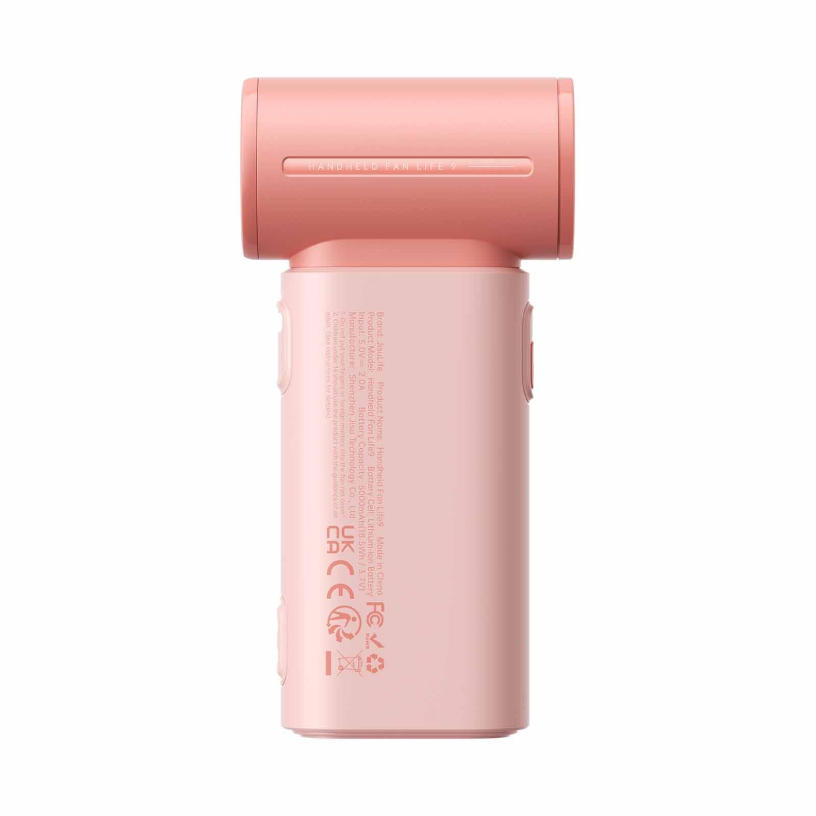 JISULIFE Handheld Fan Life9 (3600mah) LIFE9-3600 PINK-image 3