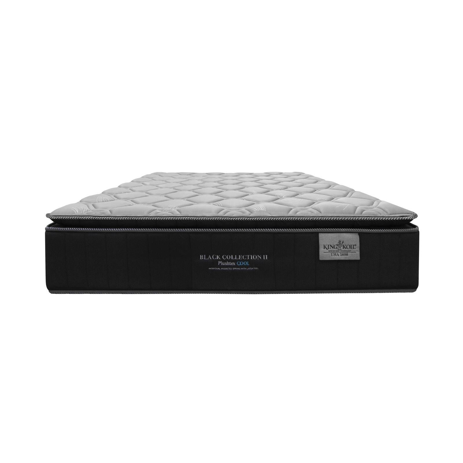 KINGKOIL Queen Size Mattress BLACK COLLECTION (II) PLUSHTEX-image 1