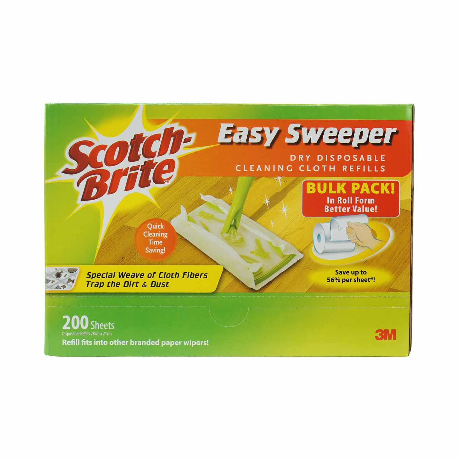 3M SCOTCHB S/b Easy Swepper Dry Refills 200sheets Q600RD-200