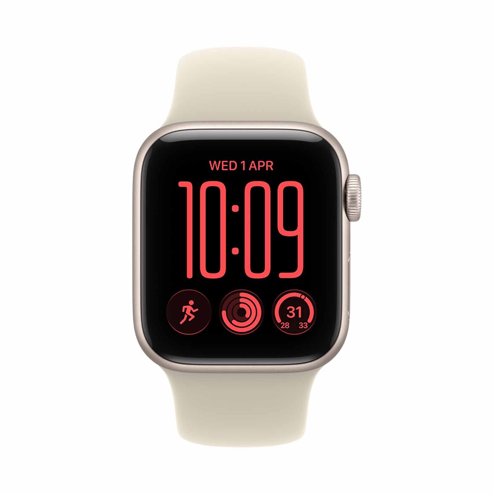 APPLE Watch Se 3 Gps 40mm Starlight Aluminium Case With Sand Sport Band - M/l MJKW4X/A-image 1