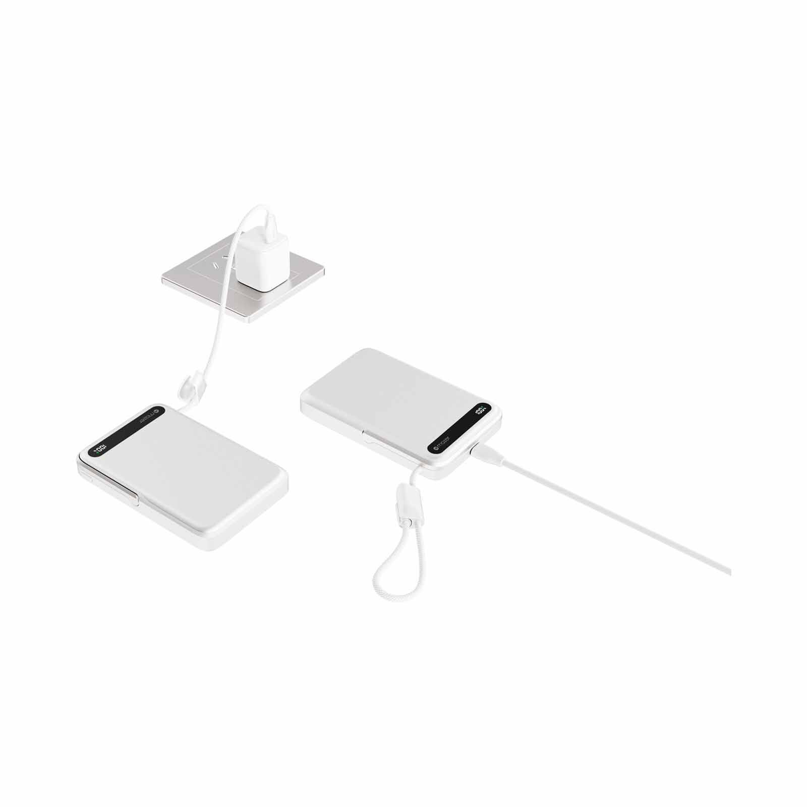 MAZER Maglink 10,000mah Magnetic 15w/apple Watch Charging/usb-c Pd27w Cable Power Bank-silver M-MAGLINK19-SV-image 6