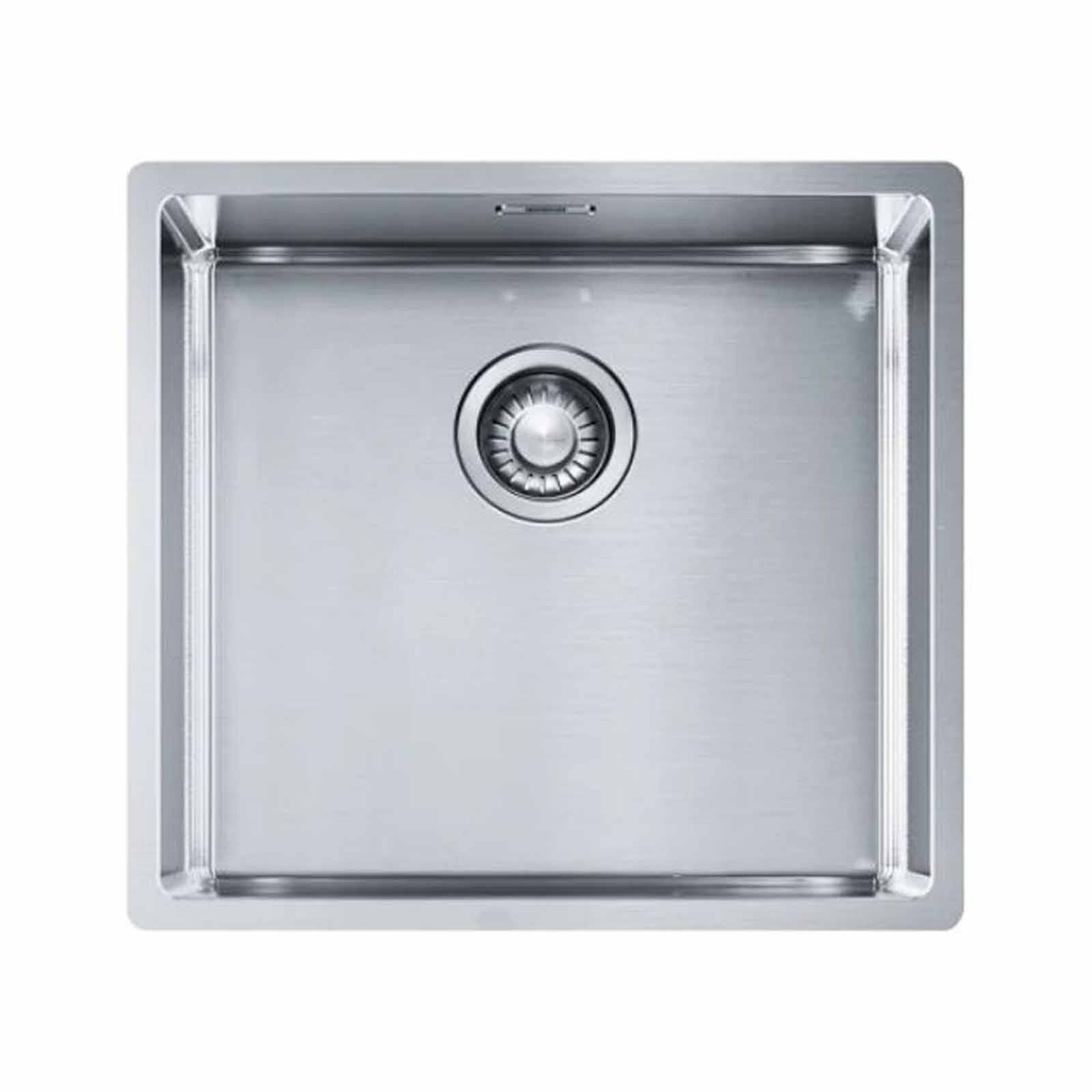 FRANKE Undermount Stainless Steel Single Bowl Kitchen Sink BOX210-45-image 1