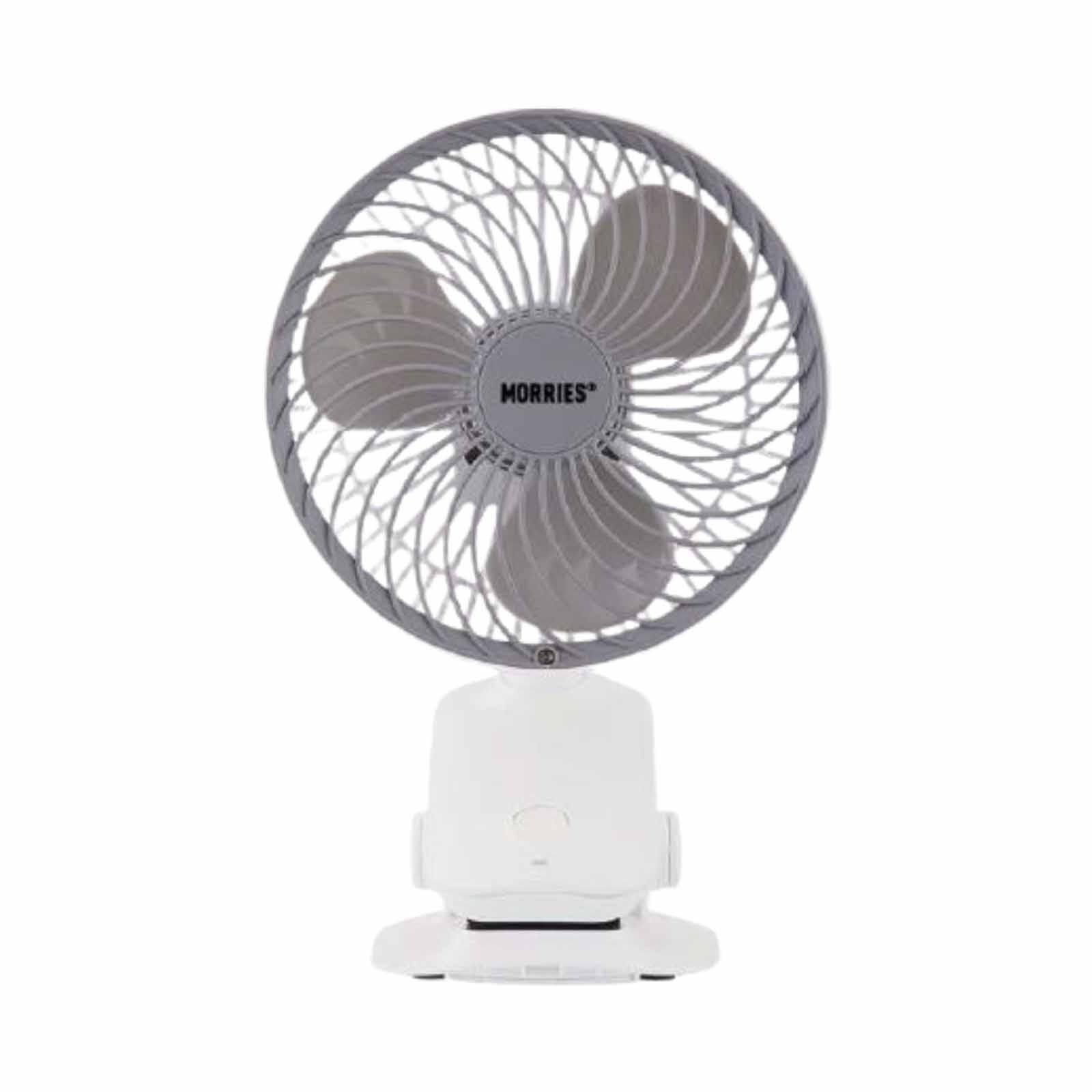 MORRIES 6 In Dc Table & Clip Fan MS-U618