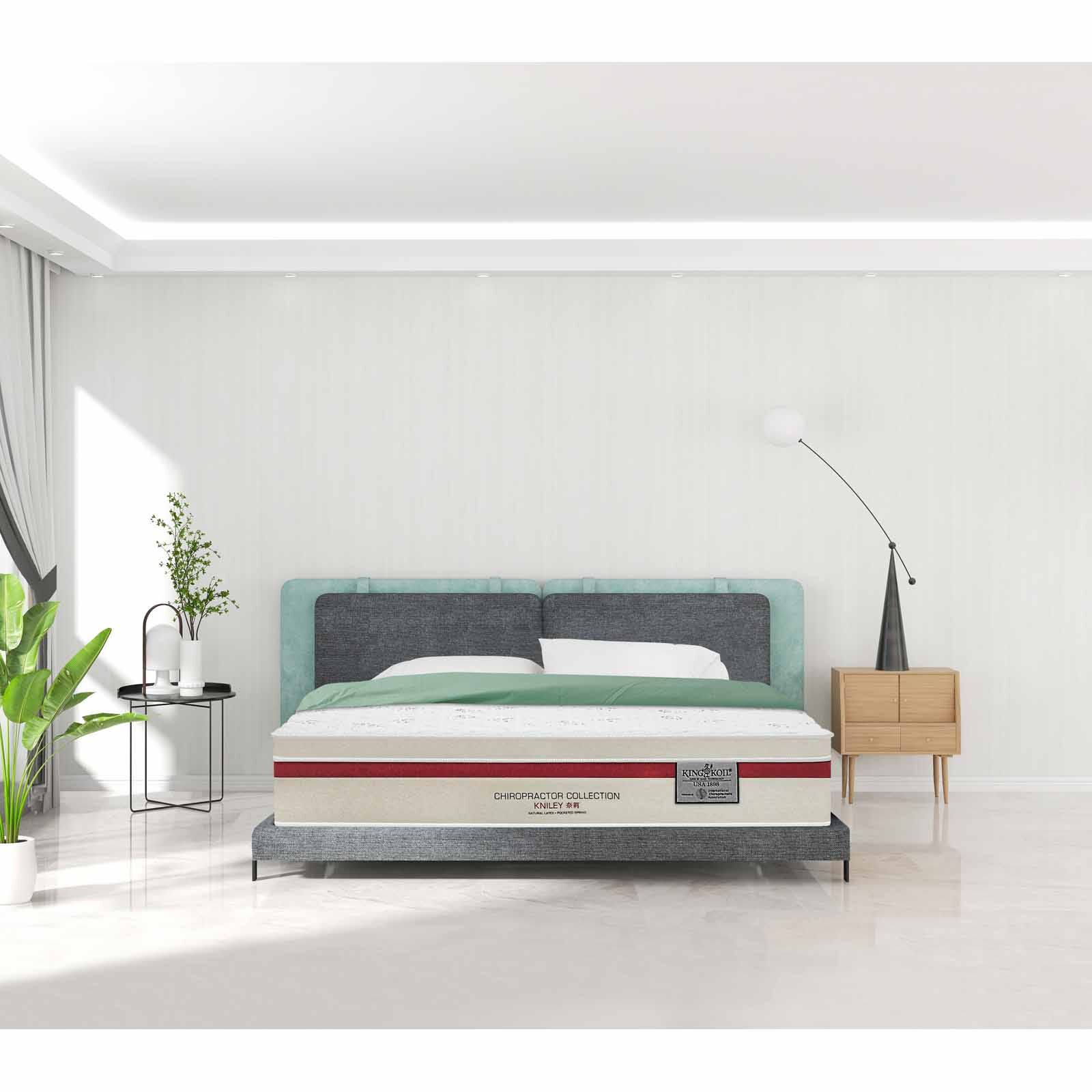 KINGKOIL King Size Mattress W/bedframe And Headboard CHIROPRACTOR COLLECTION KNILEY-image 3