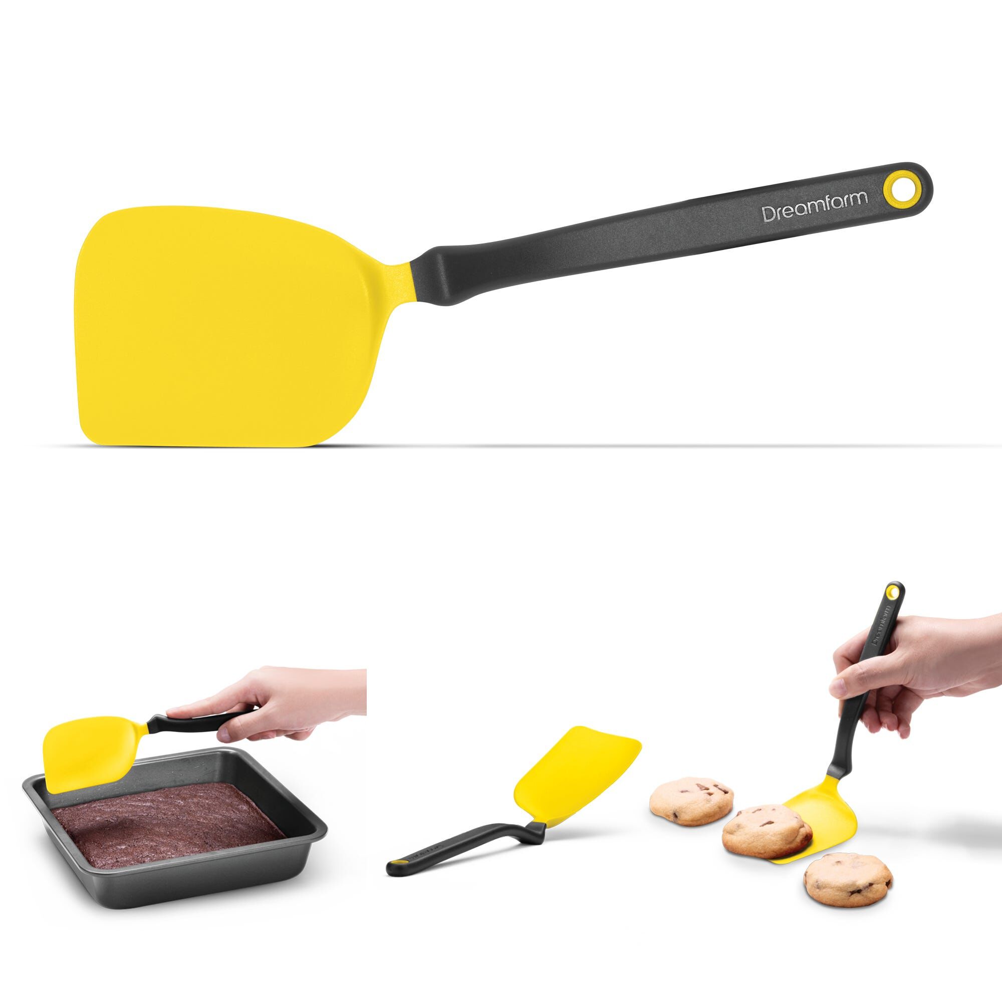 DREAMFARM Nylon Turner L24.6cm - Yellow Mini 1883DF-DFCU3550-YL-image 6