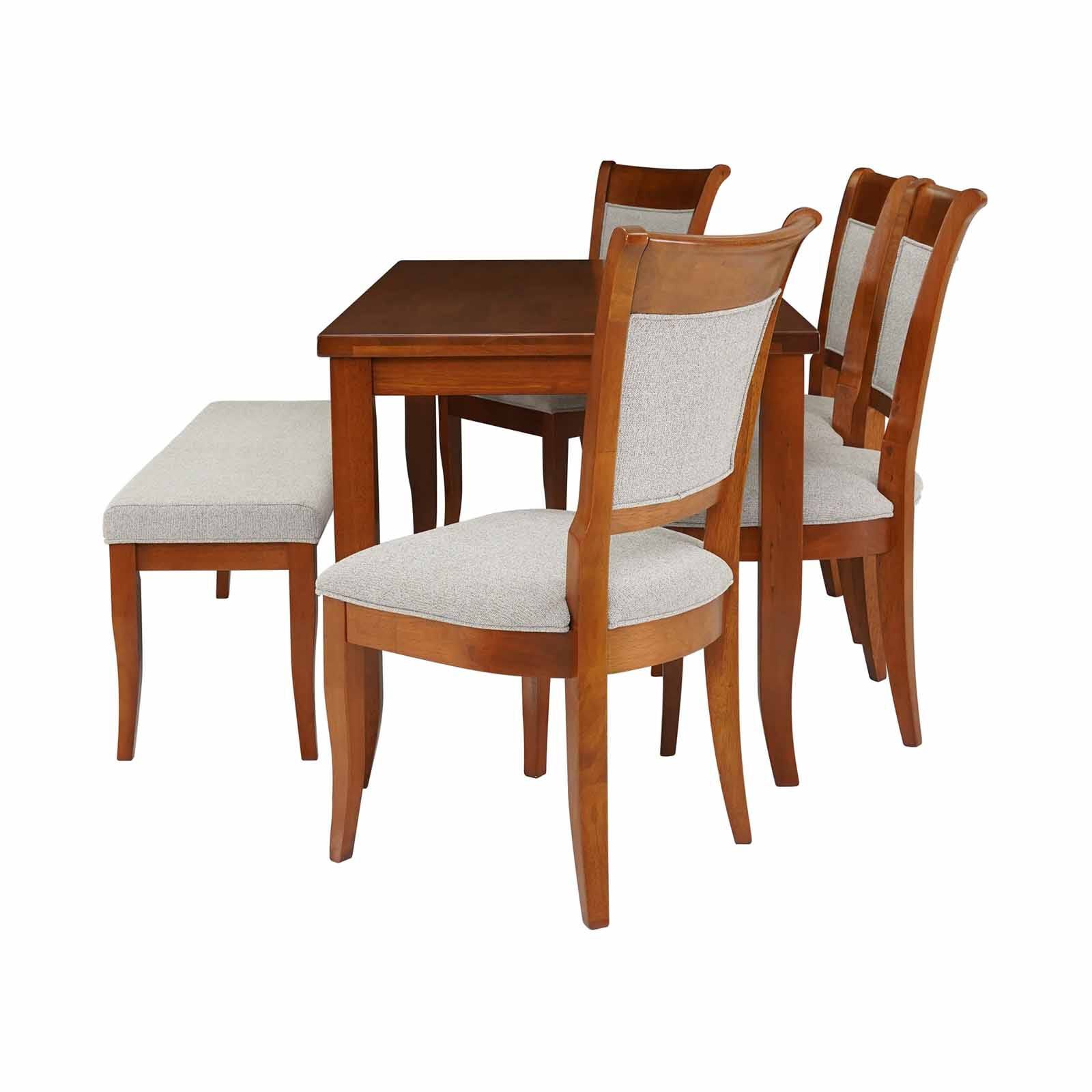 6 Piece Dining Set (silver) NEW KAMIYAH-image 10