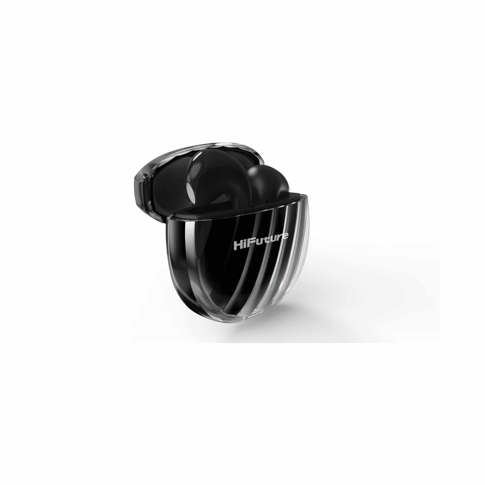 HIFUTURE Flybuds3 - Black Tws Earbuds With 4microphones Enc HEF3BK-image 2