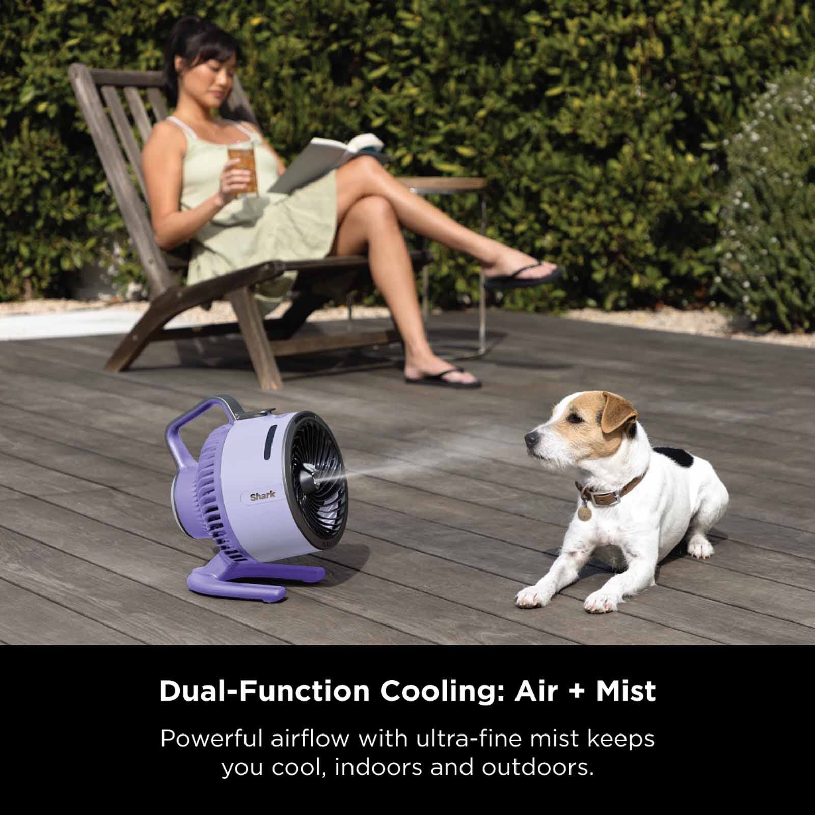 SHARK Flexbreeze Hydrogo Portable Misting Fan (blue) FA050SMBL-image 5