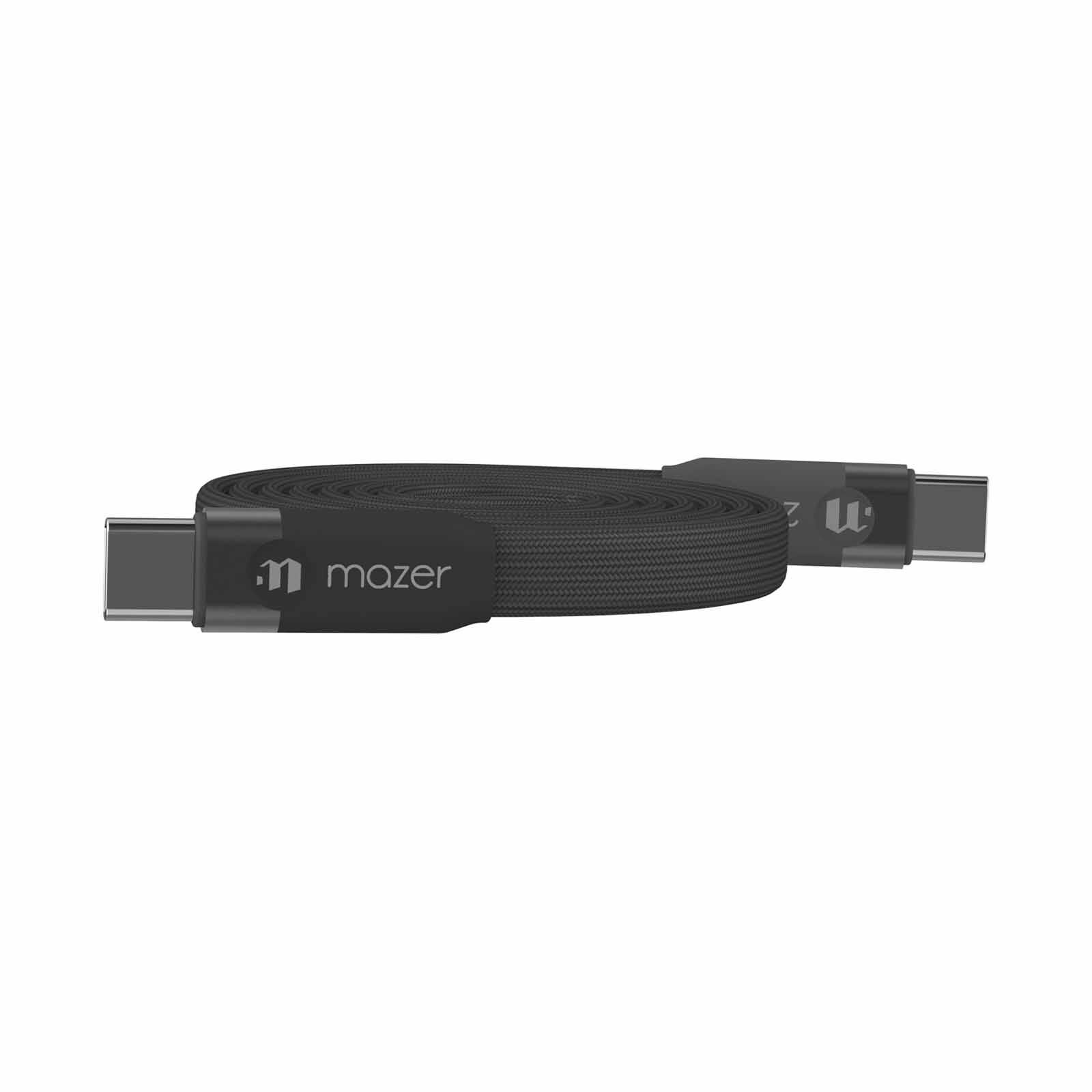 MAZER Infinitelink Cobra3 Flat Magnetic 1m/240w Roll Cable-black Grey M-COBRA30-BG-image 2