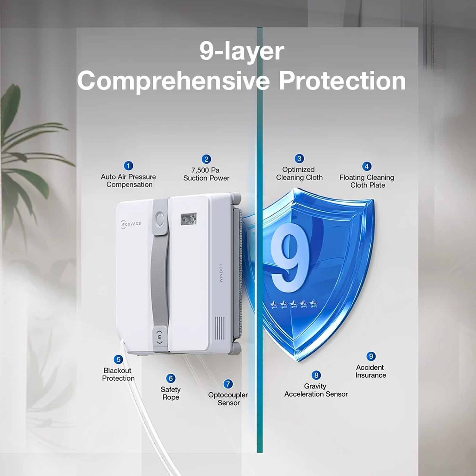 ECOVACS Winbot Mini Window Robot Cleaner WG841-01-image 6