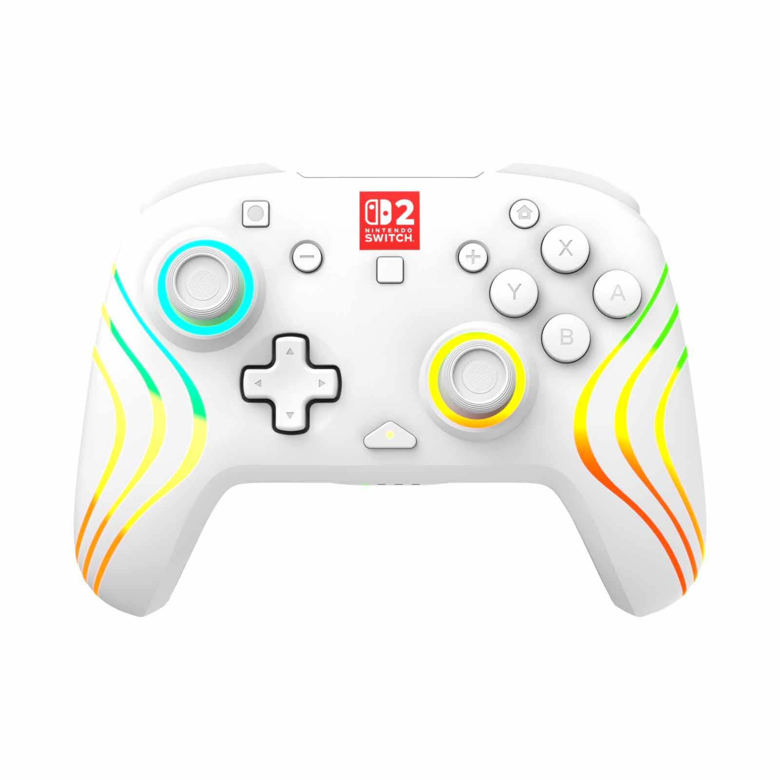 TURTLEBEAC Afterglow Wave Wireless Controller - Nsw2 - White TBC-8106-15-image 1