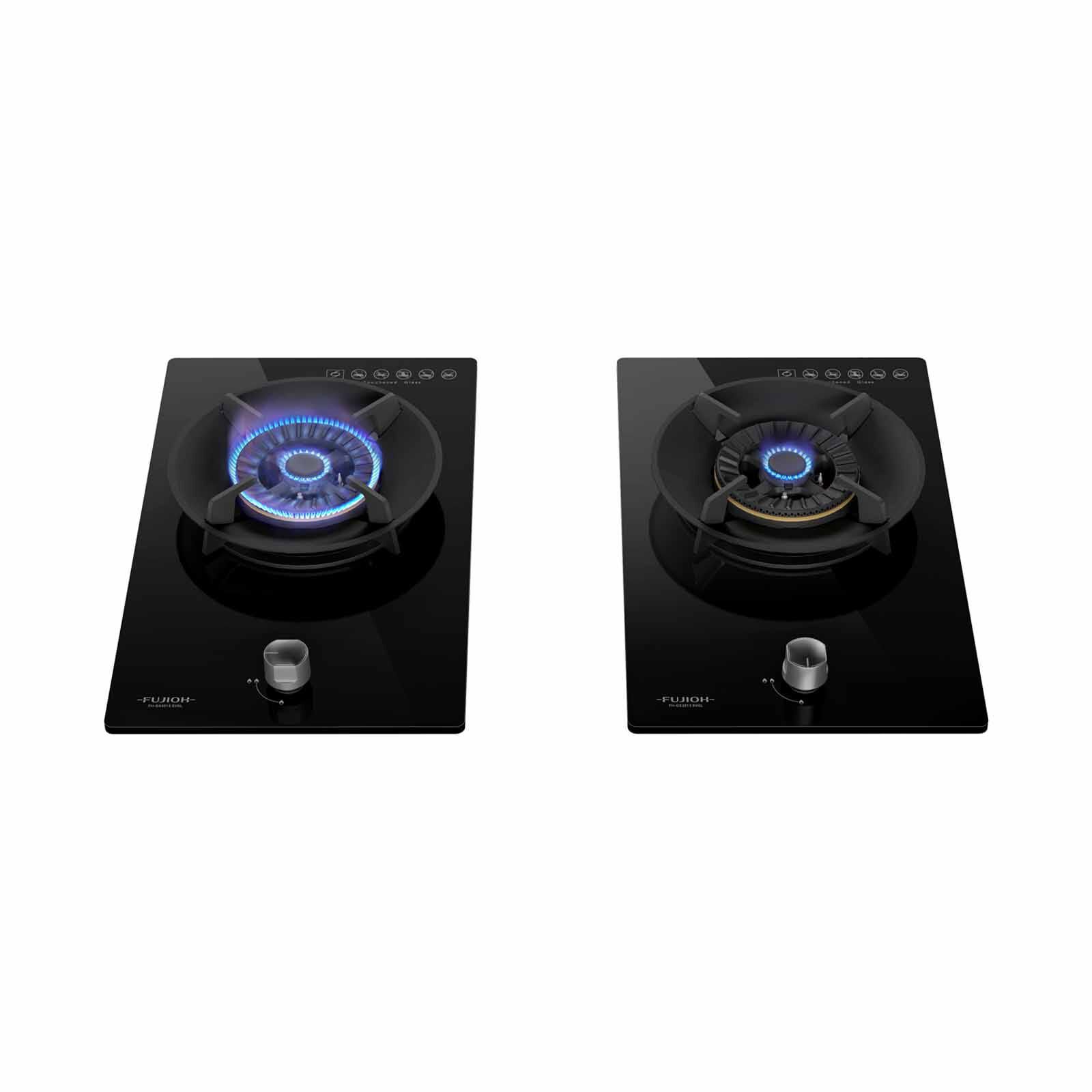 FUJIOH 30cm 2 Burners Gas Hob (lpg)(exclude Installation) FH-GS2525 SVGL LPG-image 3