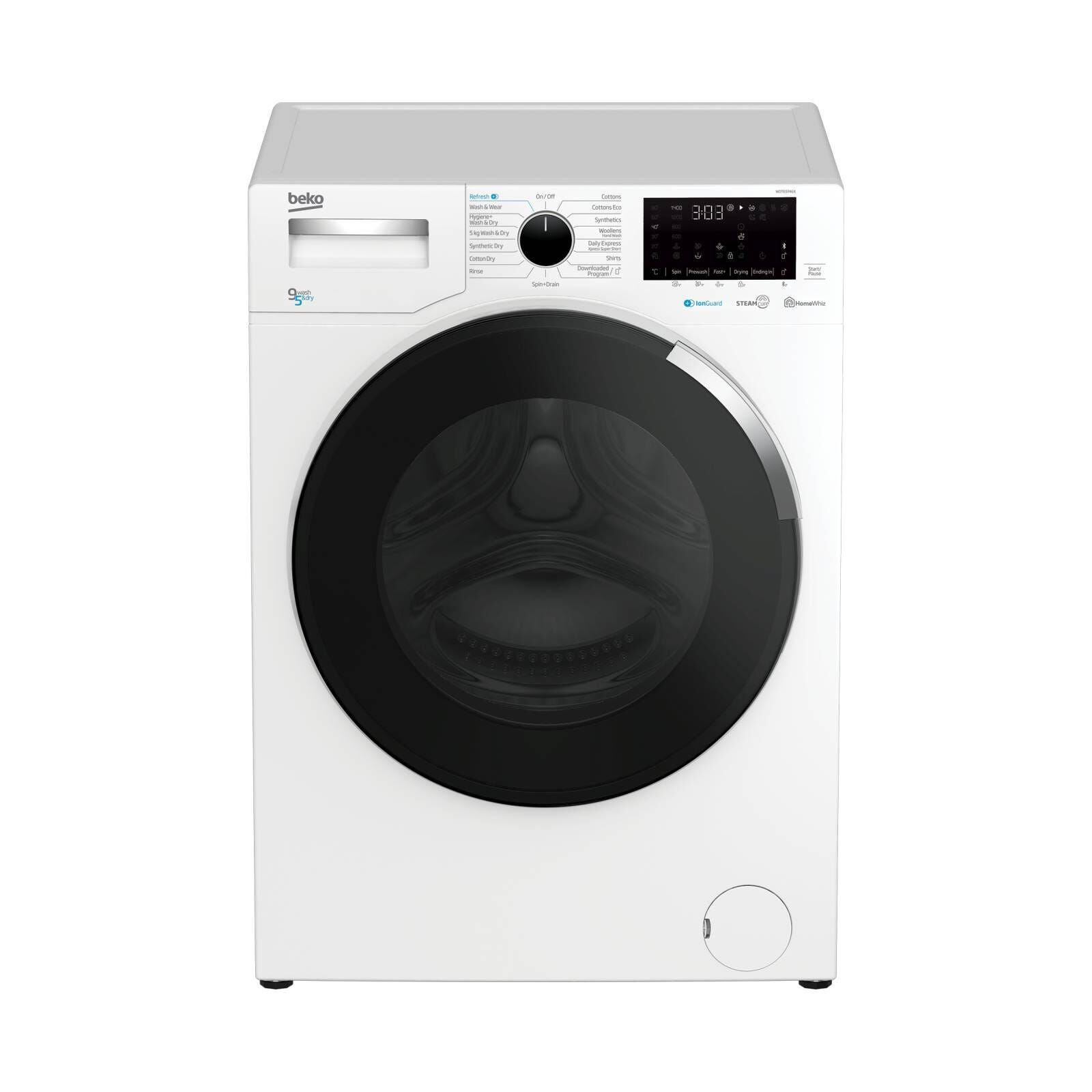 BEKO Front Load Washer And Dryer (9kg/5kg) WDTE9746X