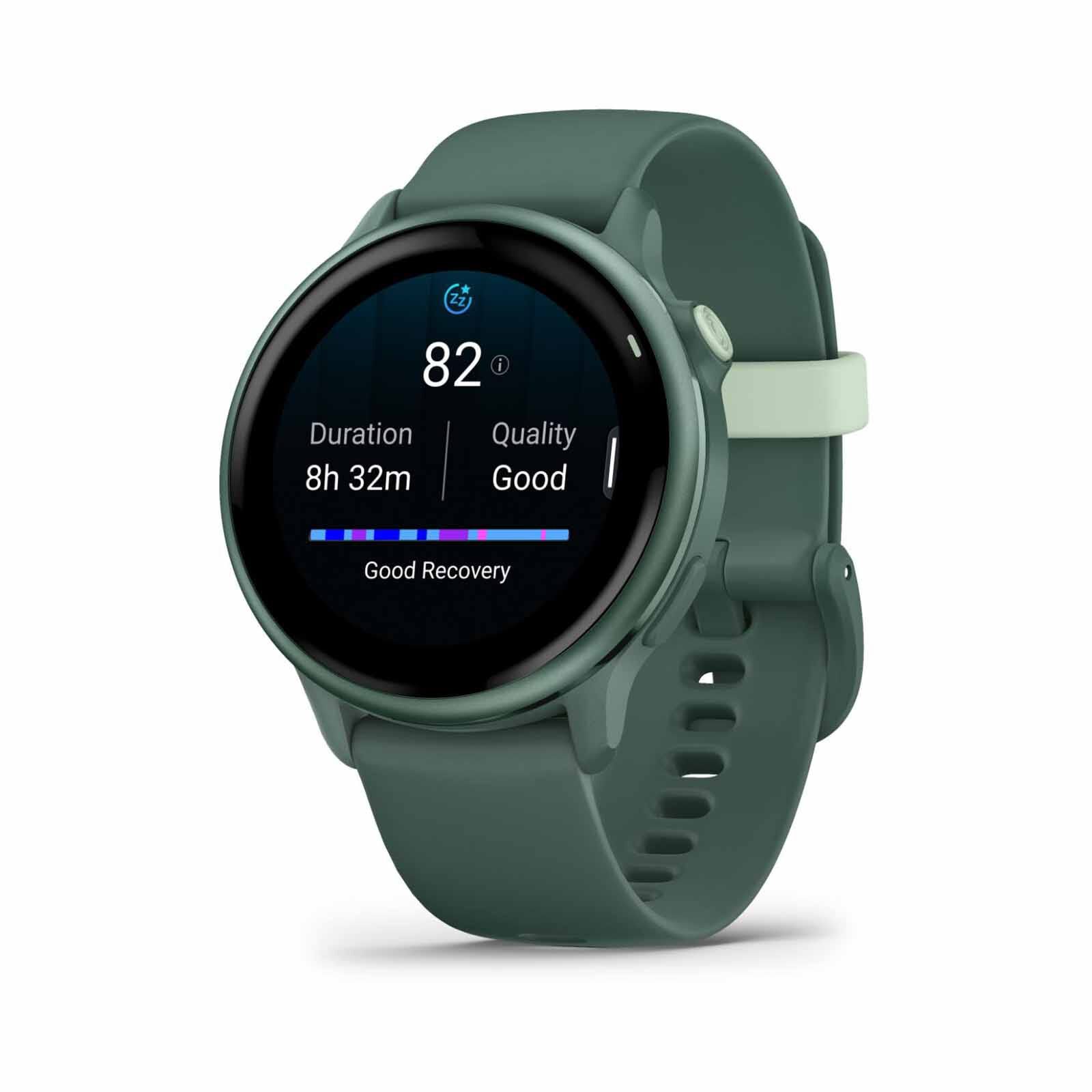 GARMIN Vivoactive 6 Gps Smartwatch Metallic Jasper Green With Jasper Green Band GM-010-02985-42-image 4