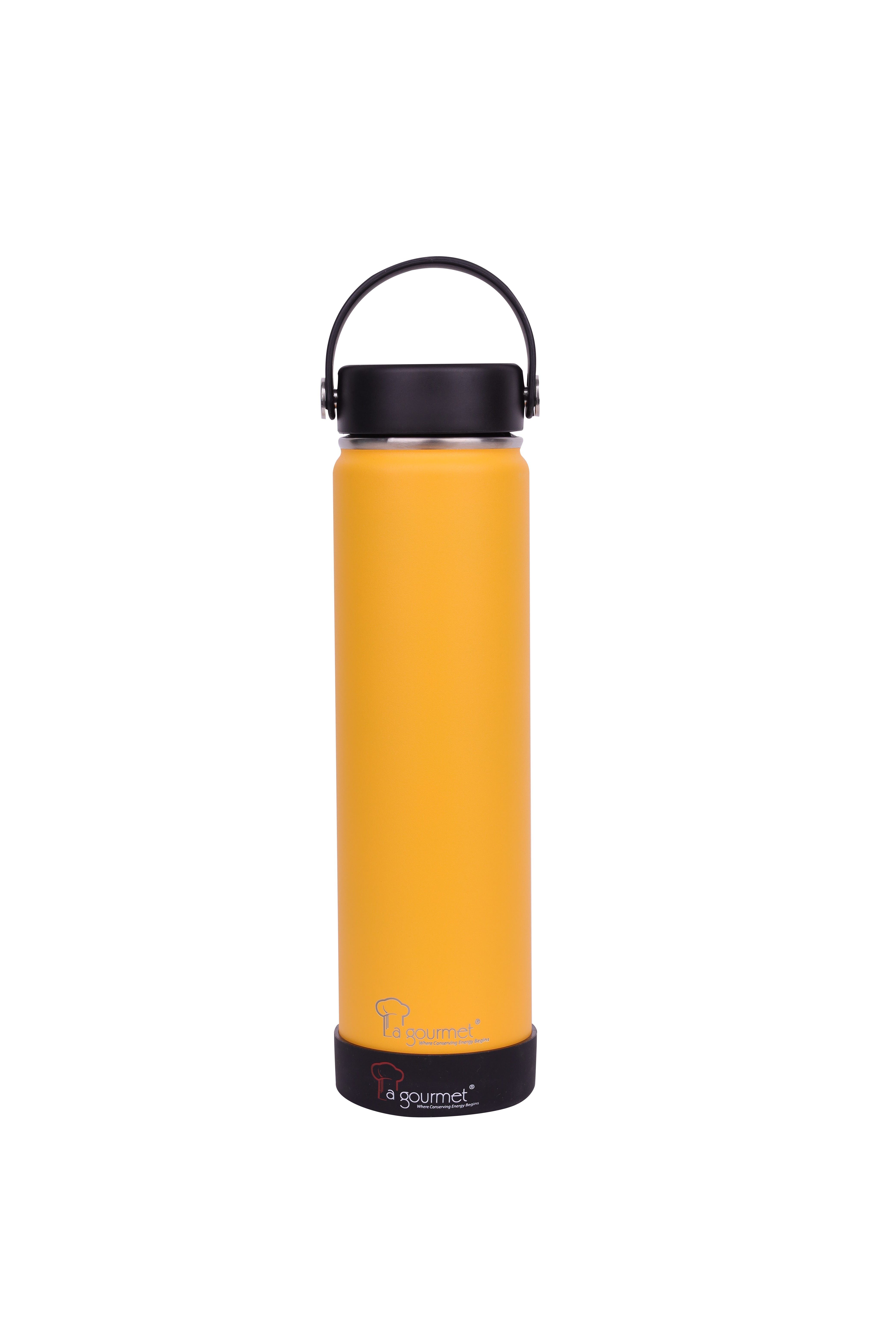 LA GOURMET Super Wide 720ml Thermal Bottle - Yellow LGSE412171