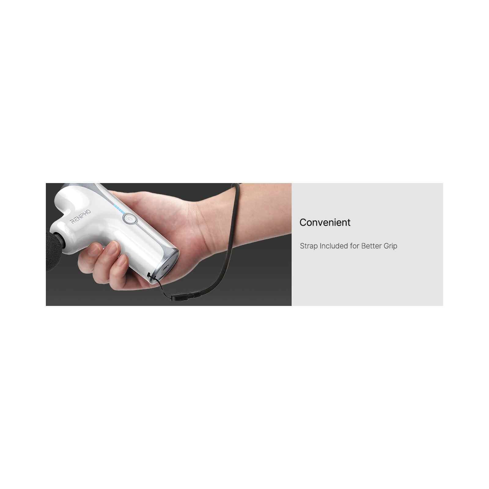 RENPHO Mini Massage Gun - White GM173 - WH-image 11