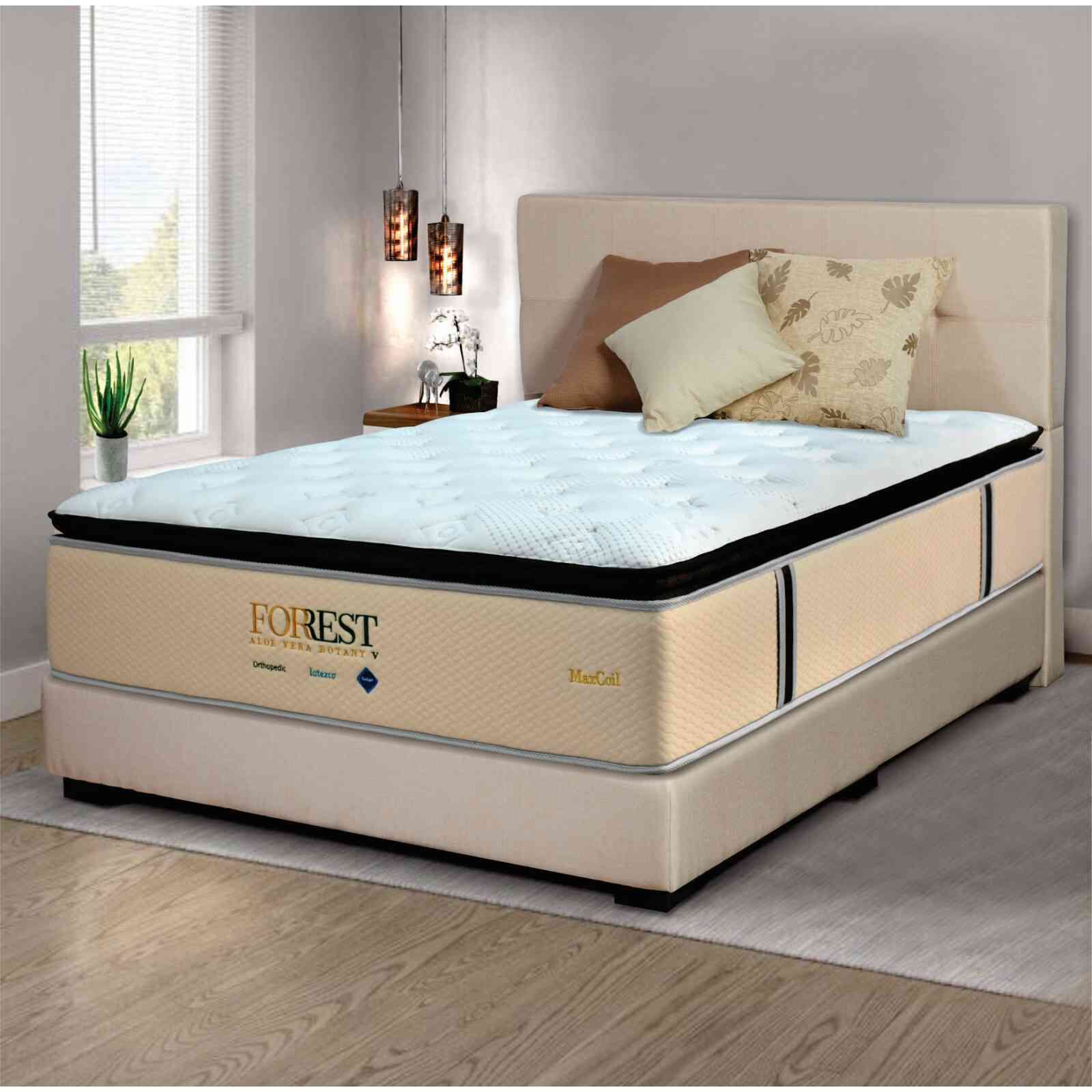 MAXCOIL King Size Mattress ALOE VERA BOTANY 5-image null