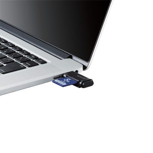 ELECOM Usb-c Card Reader Stick Type Black MR3C-D011BK-image 4