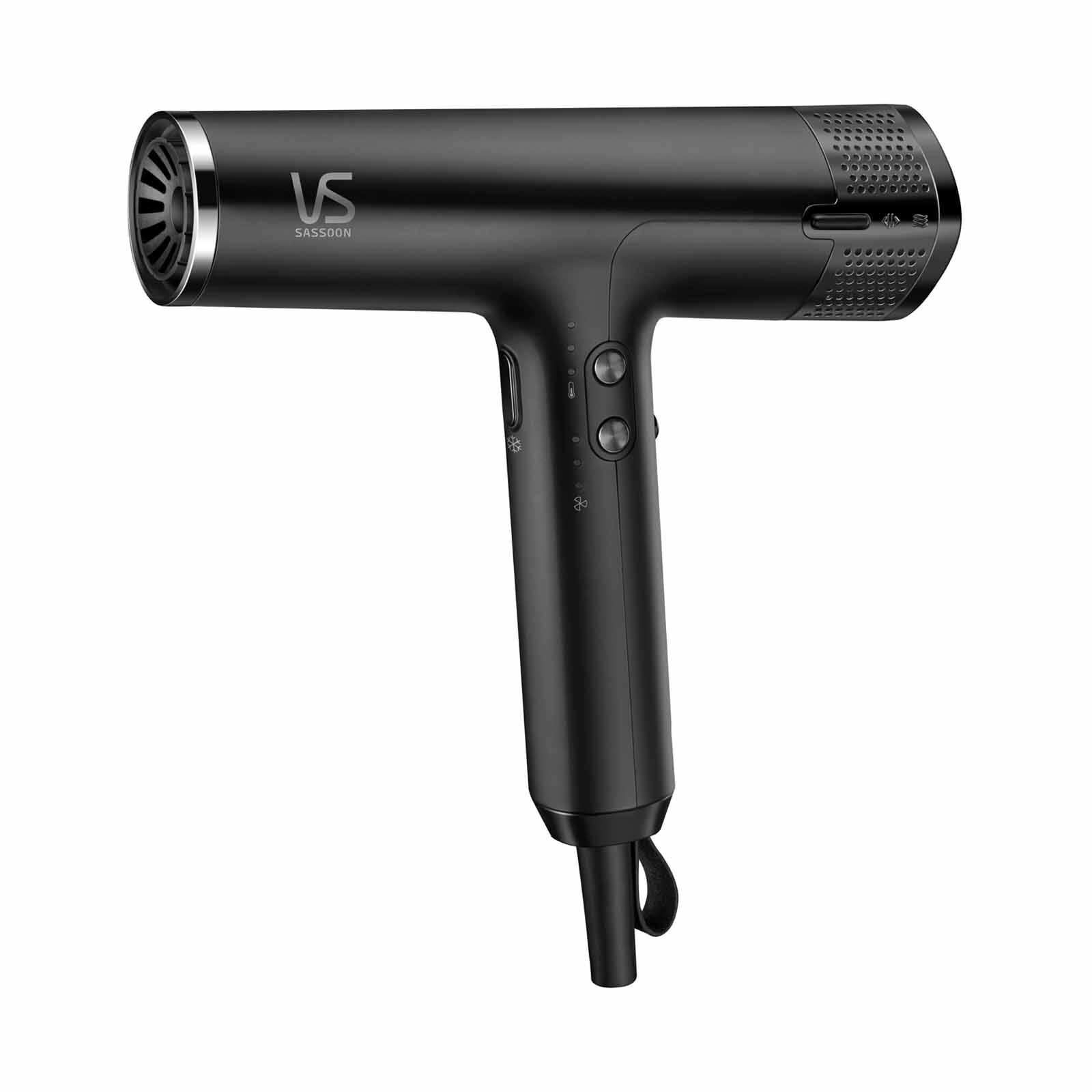 VS Ultraspeed Professional Hair Dryer (1600w) - Black VSD1887H-image 1