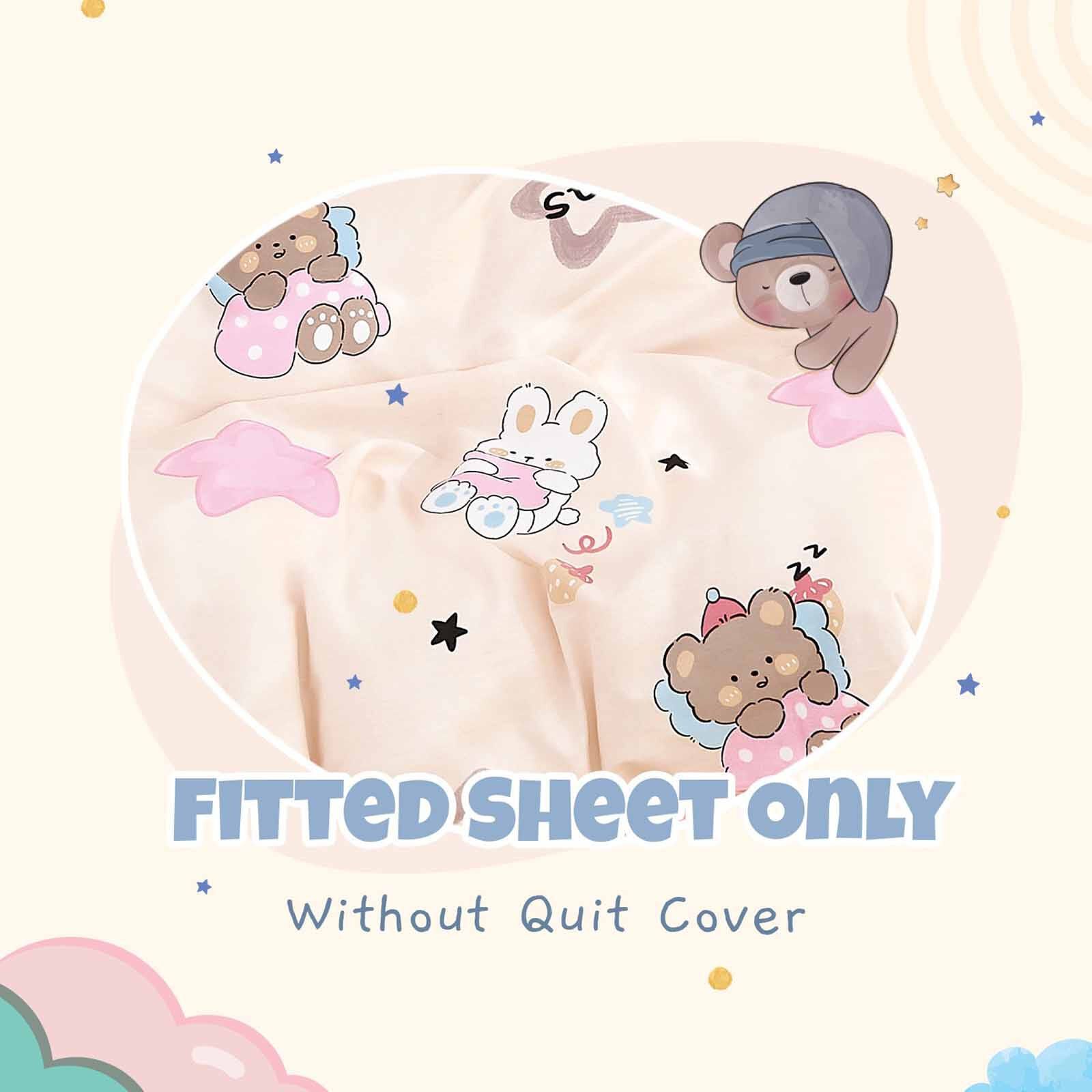IE KIDS Ie Kids I 100% Cotton Printed I Fitted Sheet Set I Cosmic Dreamer Queen Fitted Sheet ( Oe ) 7500 I Q I FS I COSMIC DREAMER-image 4