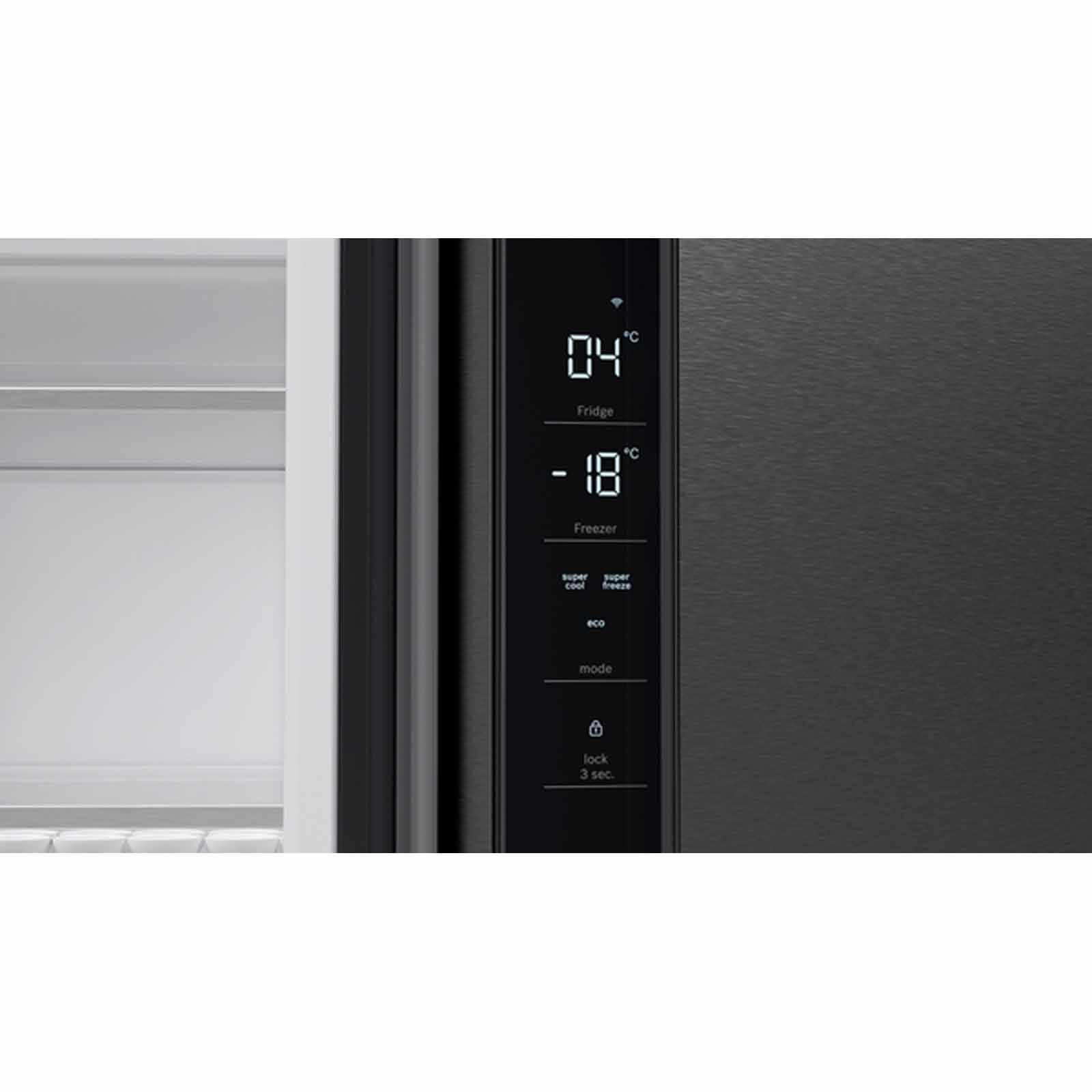 BOSCH 4 Dr Fridge (605l) - Black Inox KFN96AXEA-image 7