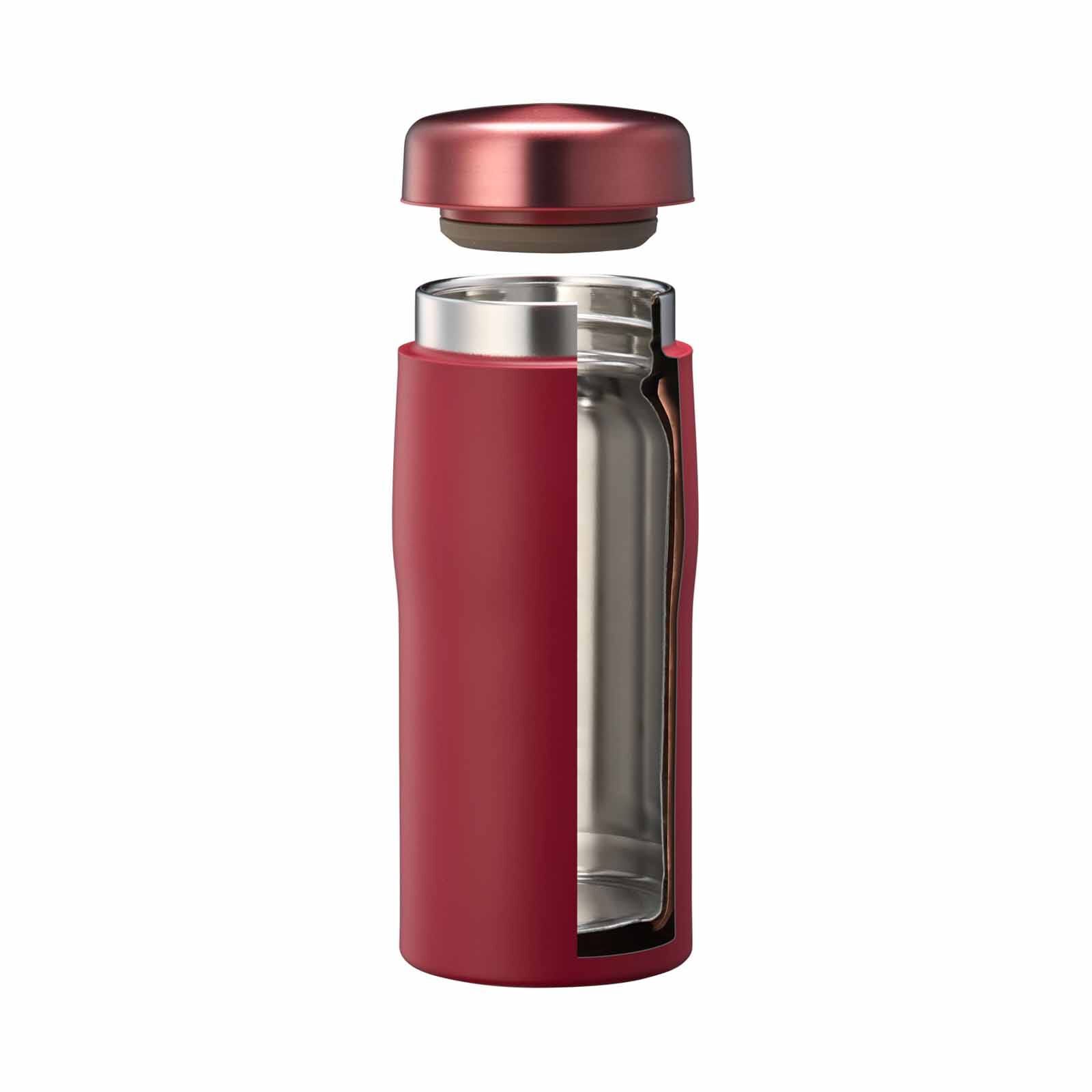 TIGER 360ml Vacuum Stainless Steel Bottle - Dark Red MJF-A036 (RF)-image 2