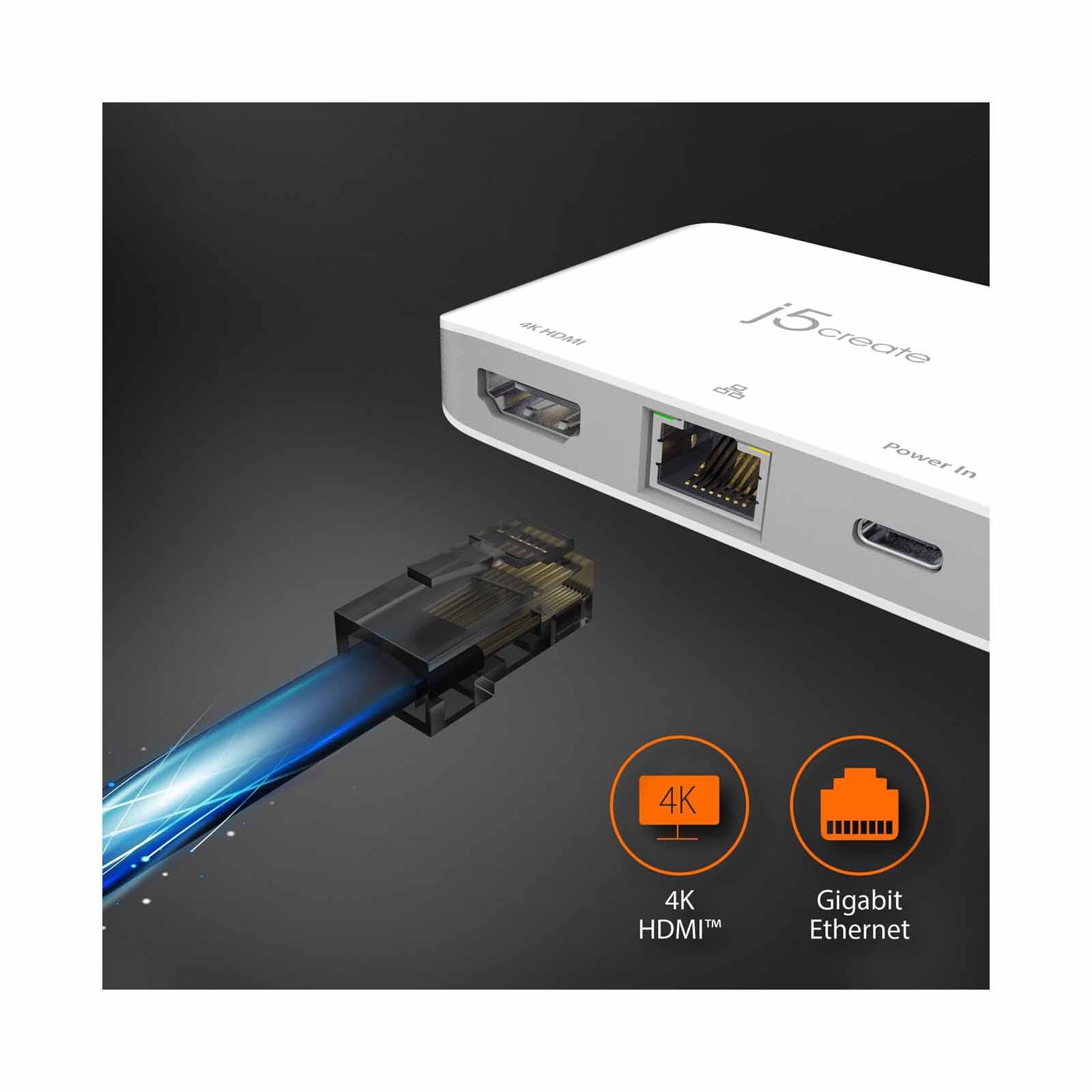 J5CREATE Usb-c To 4k Hdmi Ethernet Adapter JCA351-image 8