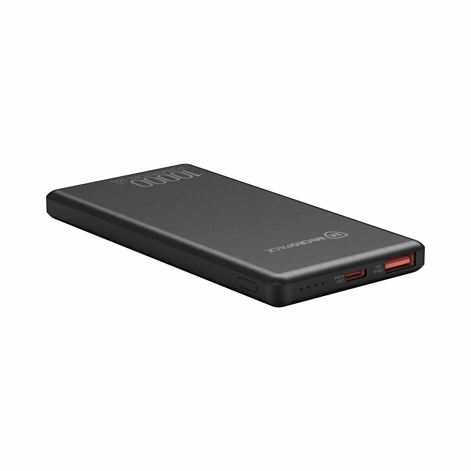 MICROPACK 2 In 1 Slim Powerbank - Black PB-10S-BK-image 5