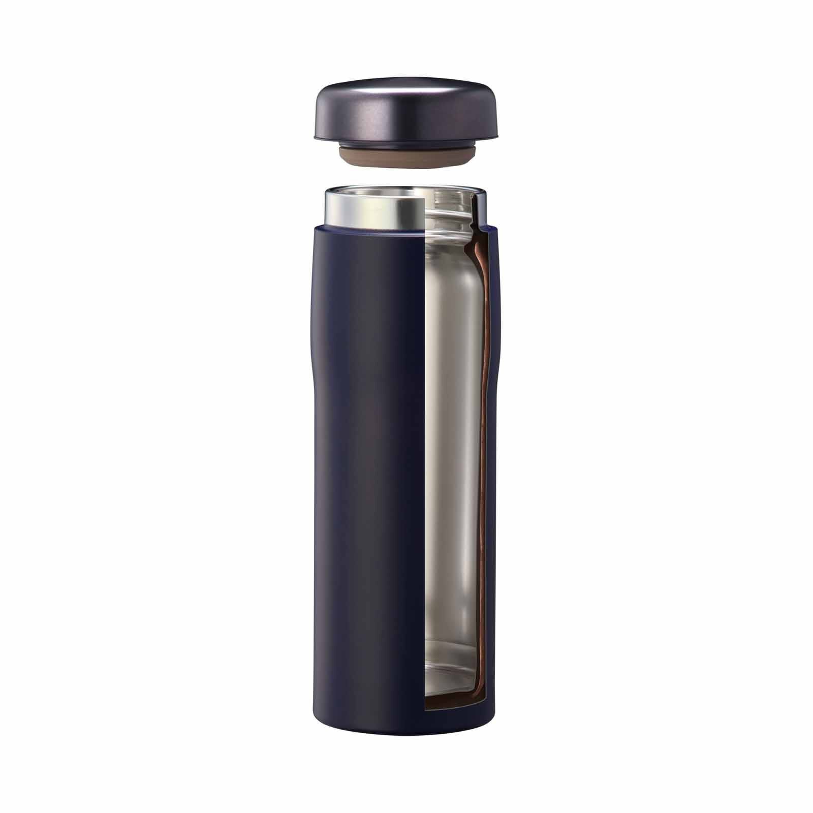 TIGER 480ml Vacuum Stainless Steel Bottle - Blue Black MJF-A048 (AF)-image 2