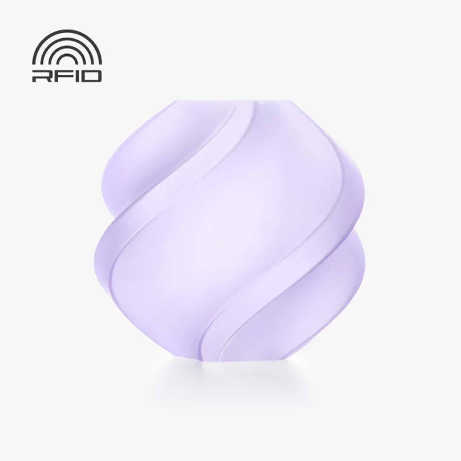 BAMBU LAB Filament Pla Translucent - Lavender - With Reusable Spool BAM-A17-P1-1.75-1000-SPL-image null