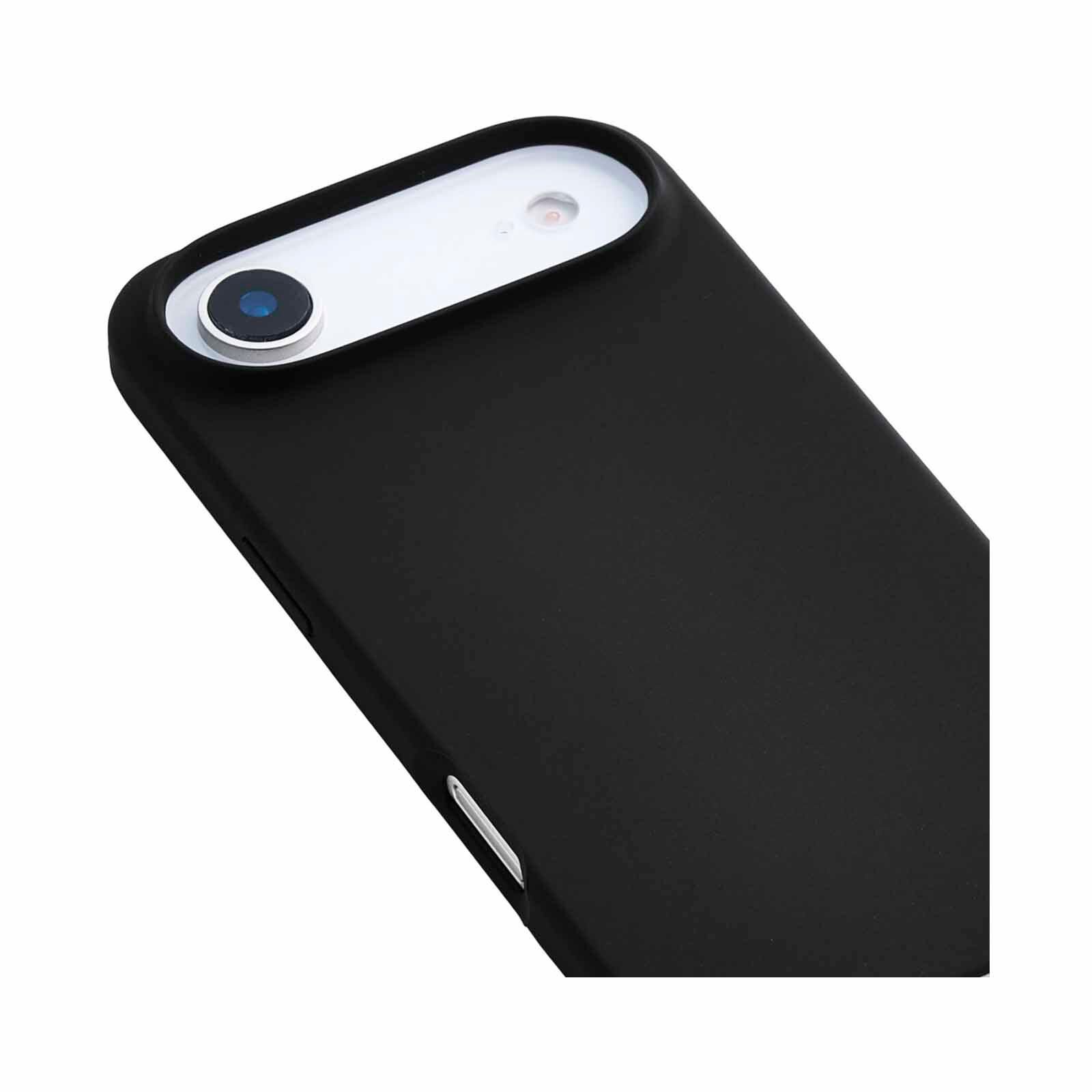 ELECOM Iphone 17 Air Hybrid Case Silicone Color Type PM-A25BHVSCCBK-image 5