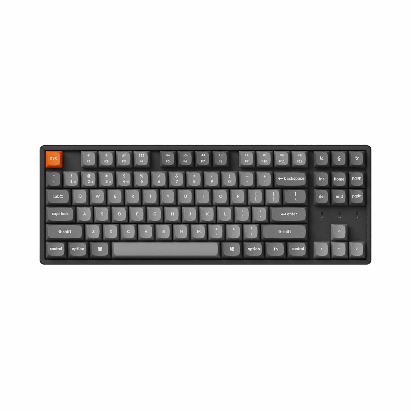 KEYCHRON K8 Max Tenkeyless Wireless Mechanical Keyboard, 80% Tkl 87 Key, Black Full Assembled, Red Switch, Rg KYCN-K8M-J1-image 5