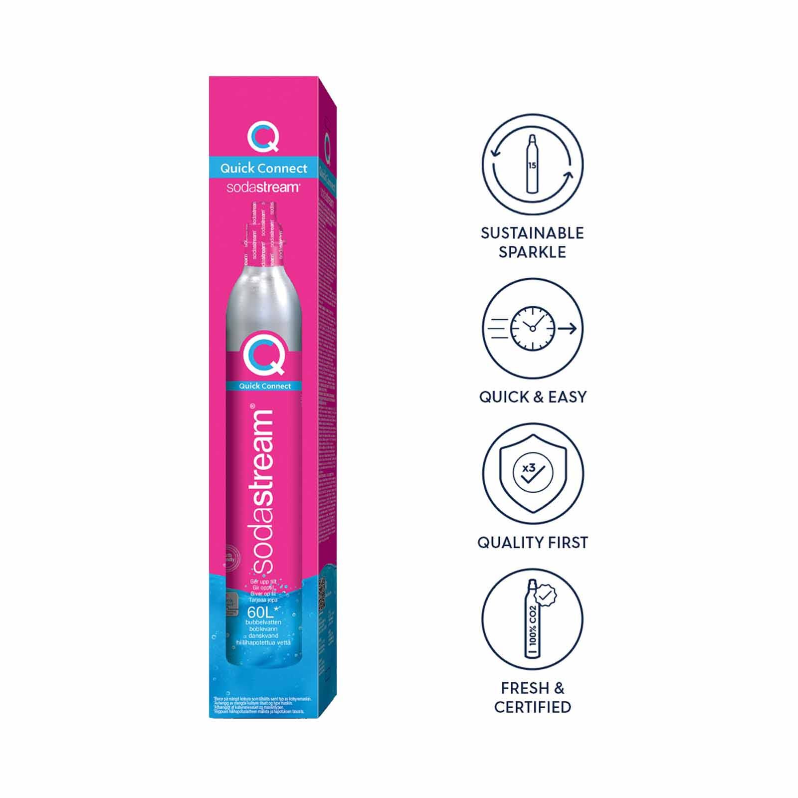 SODASTREAM Quick Connect Spare Cylinder 60l QUICK CONNECT SPARE - 1132250650-image 2