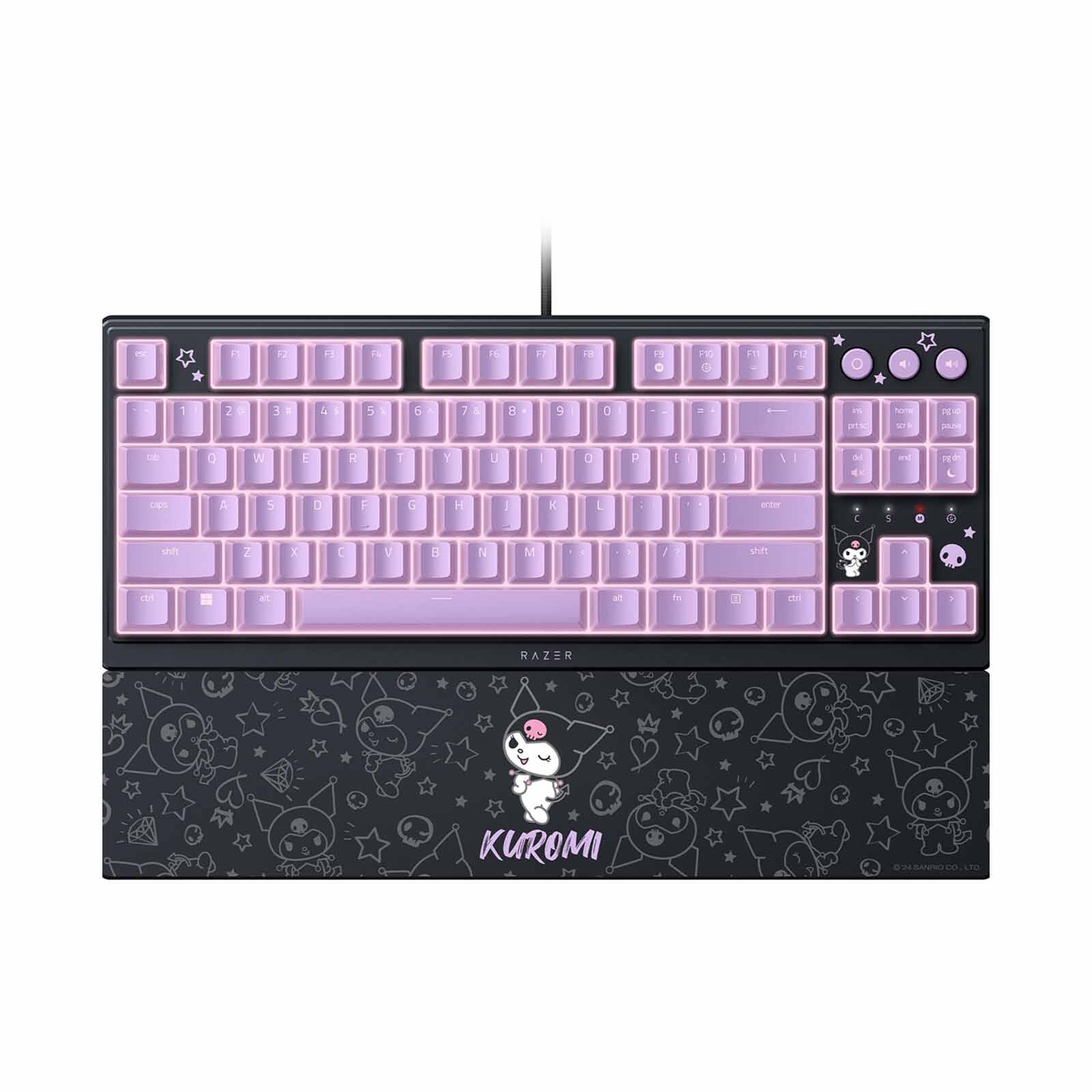 RAZER Ornata V3 Tenkeyless - Low Profile Gaming Keyboard - Us Layout - Kuromi Edition - Frml Packaging RZ03-04882000-R3M1-image 1