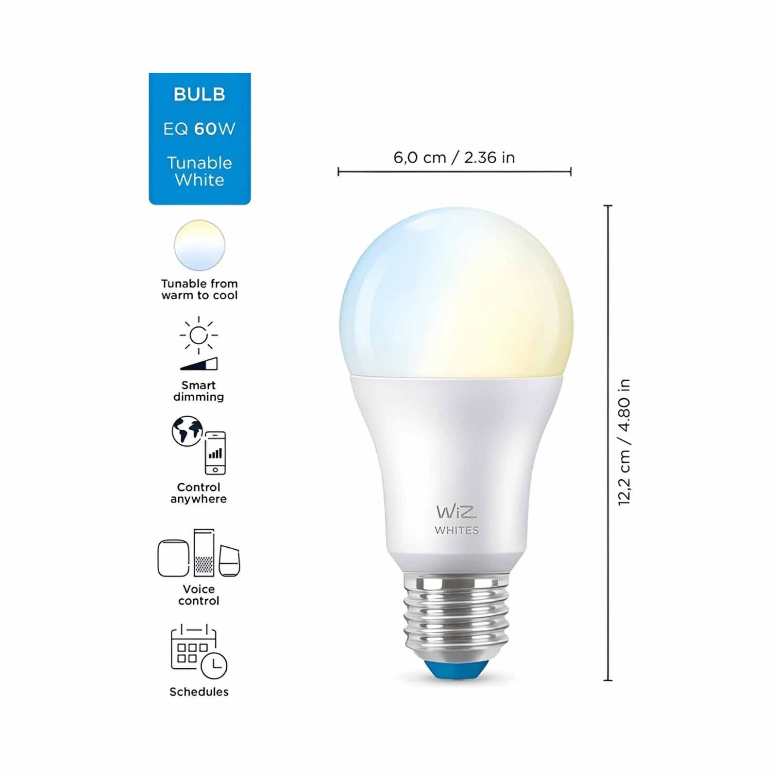 WIZ 9w Led Bulb A60 E27 White 929002383517-image 5