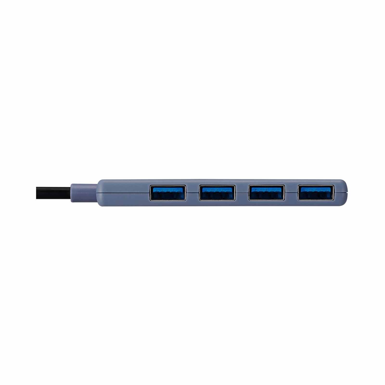 ELECOM Usb 3.0 Bus Power 4 Ports - Navy U3H-H040NV-image 3
