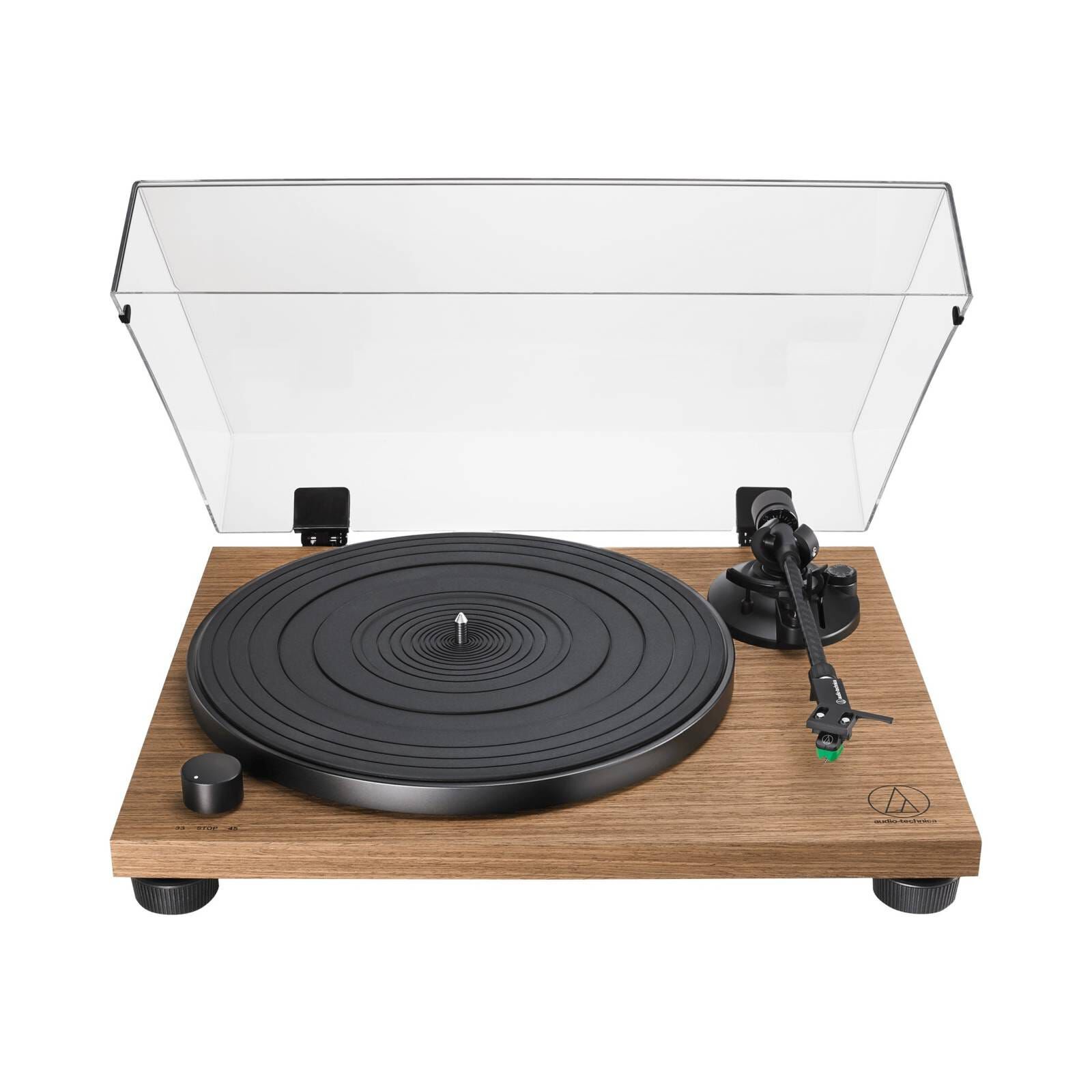AUDIO TECH Manual-belt Drive Turntable AT-LPW40WN-image 1
