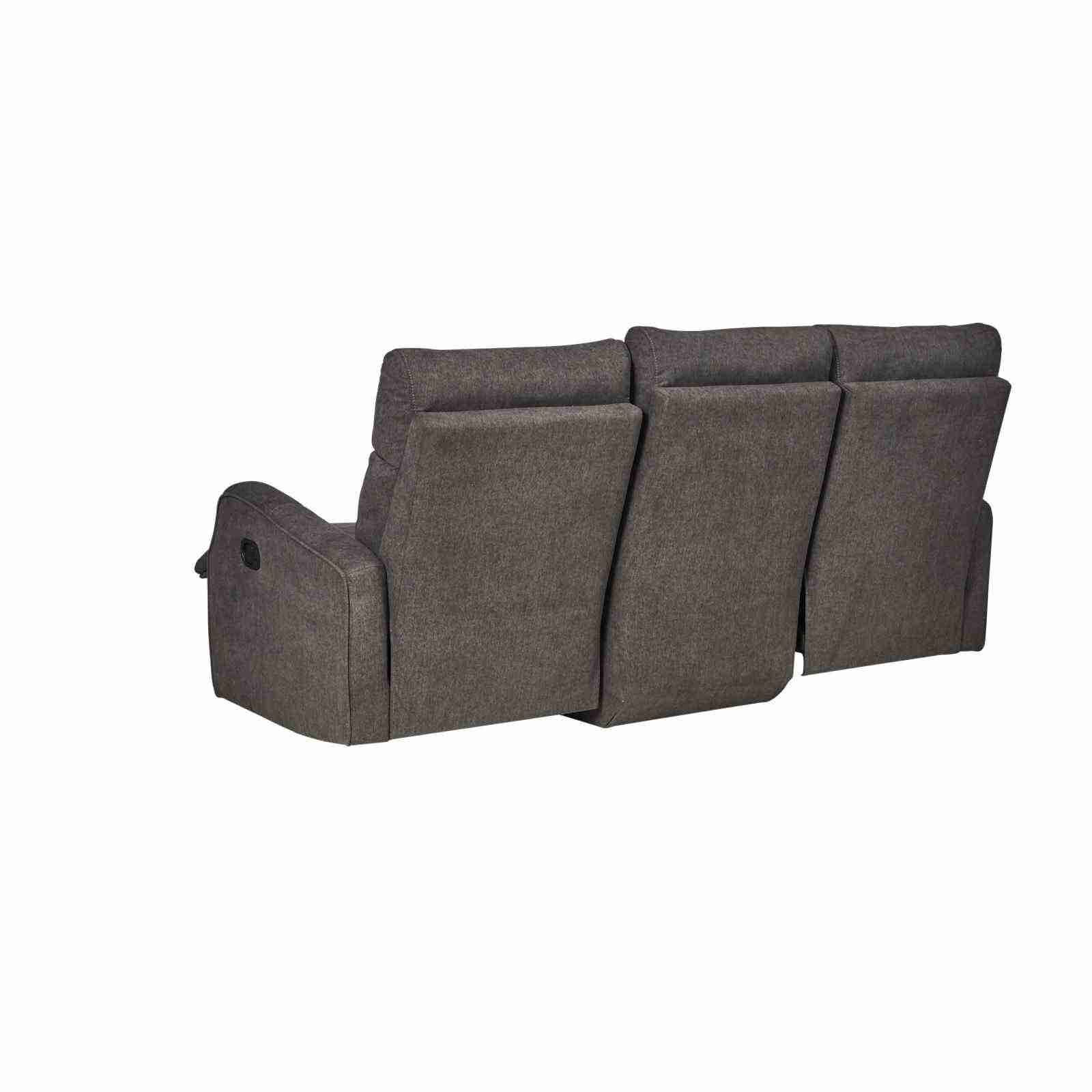 MIZU DESIG 3rr Seater Recliner (fab) Mto Fabric Sofa ELLA-image 15
