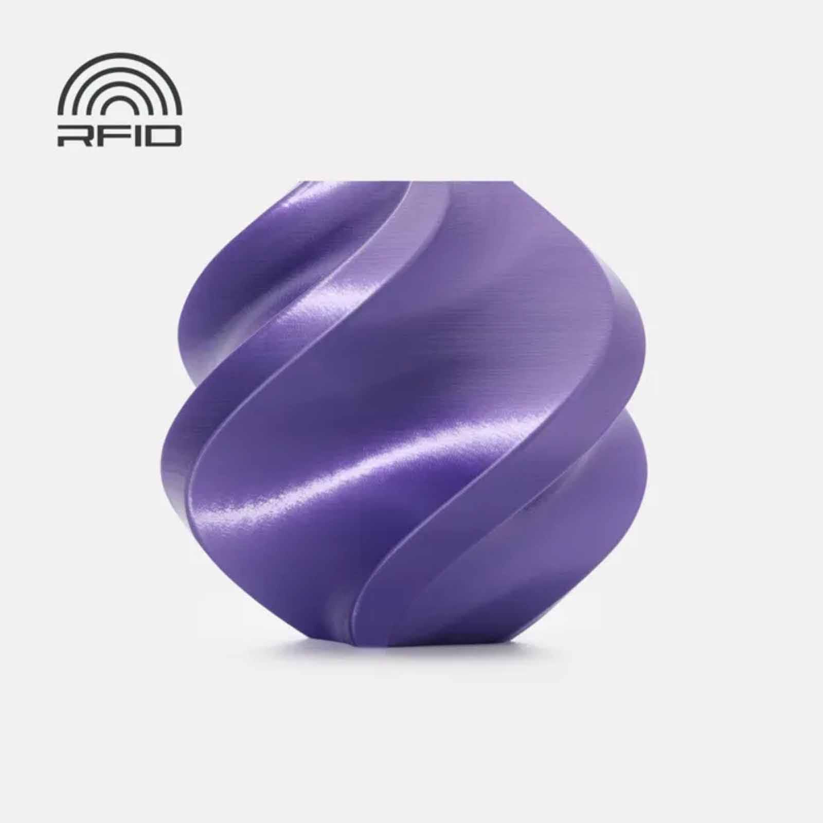 BAMBU LAB Pla Silk+ - Purple - With Bambu Reusable Spool BAM-A06-P0-1.75-1000-SPL