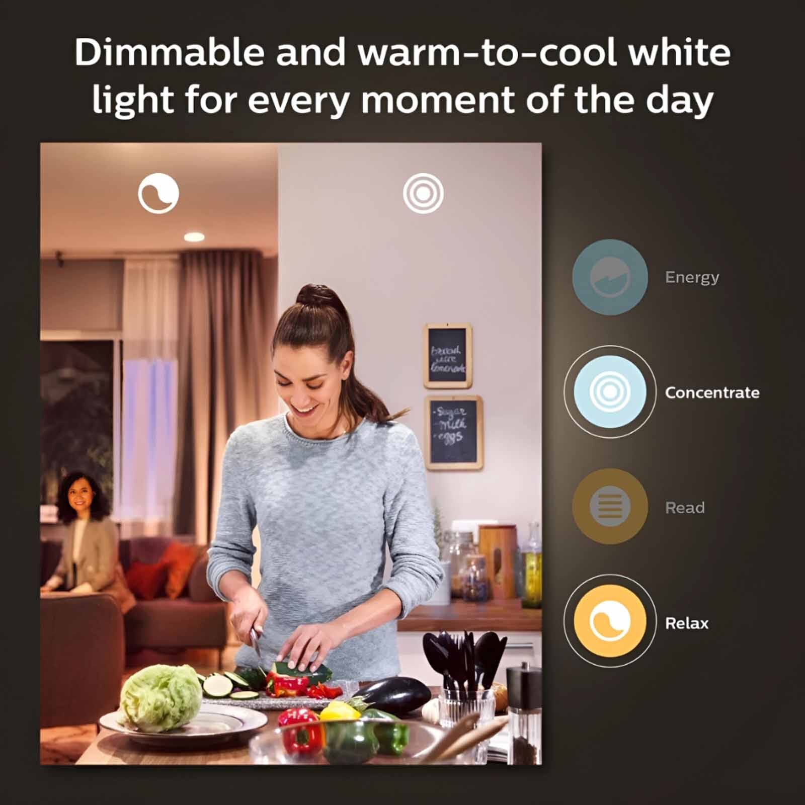 PHILIPS HU White Ambiance E27 Bulb Starter Kit 1100 Lm 929002468416-image 3
