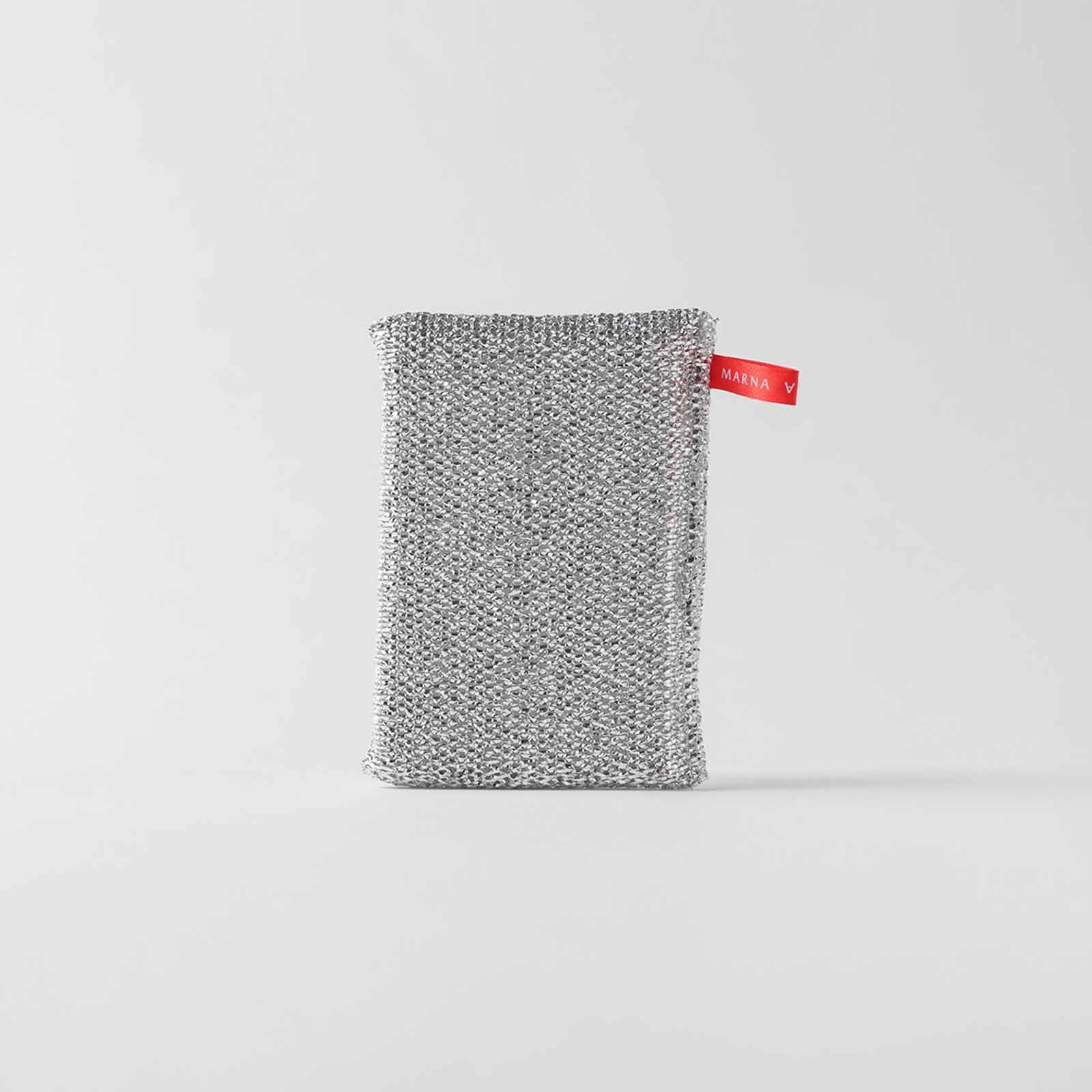 MARNA Aluminium Sponge (130x95x15mm) - Silver K004-SI-image 1