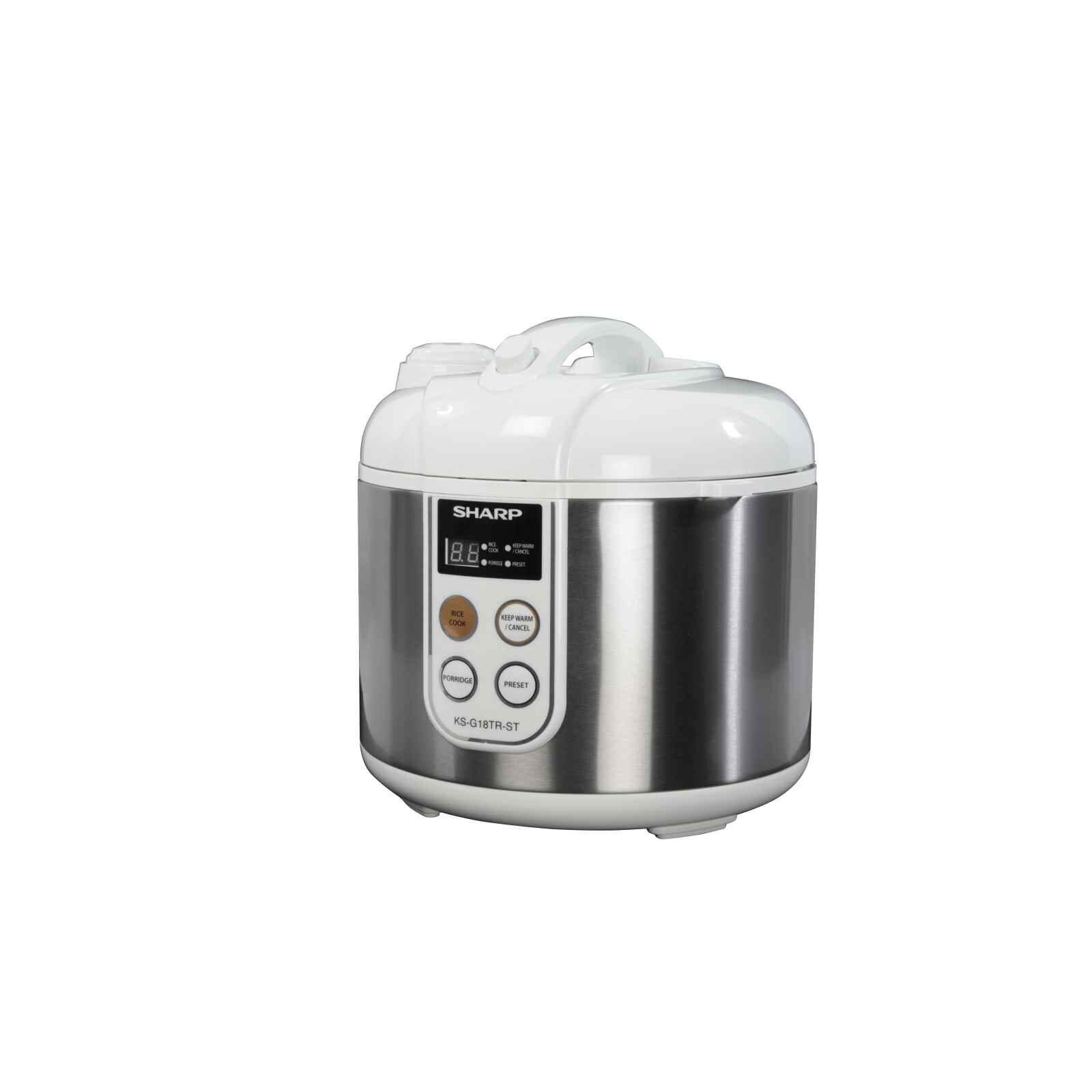 SHARP 1.8l Jar Cooker - Foc Rice Cooker KS-G18TR-ST-image null