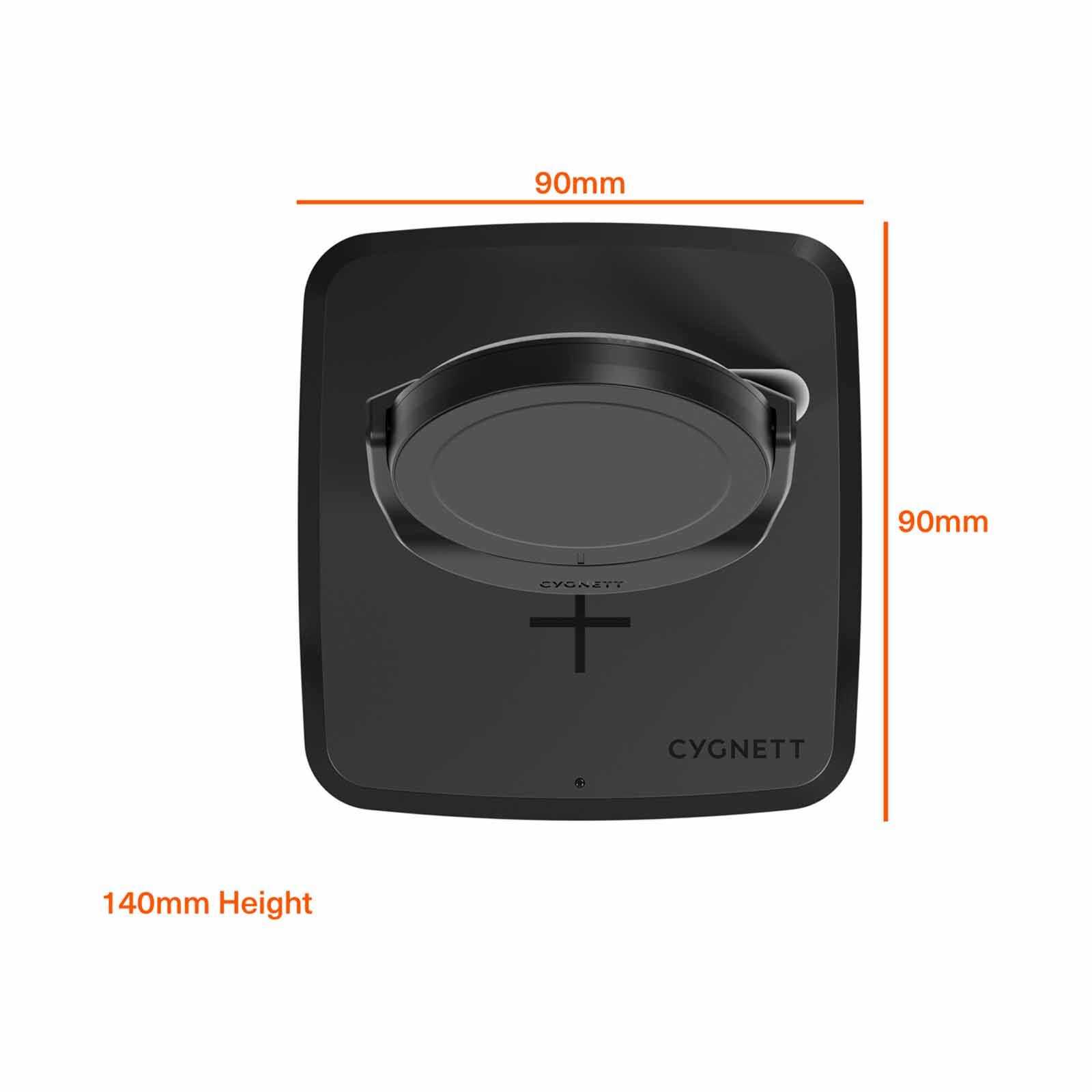 CYGNETT Chargebase 2-in-1 Magnetic Qi2.0 Wireless Charger - Black CY5098BUNCP-image 4