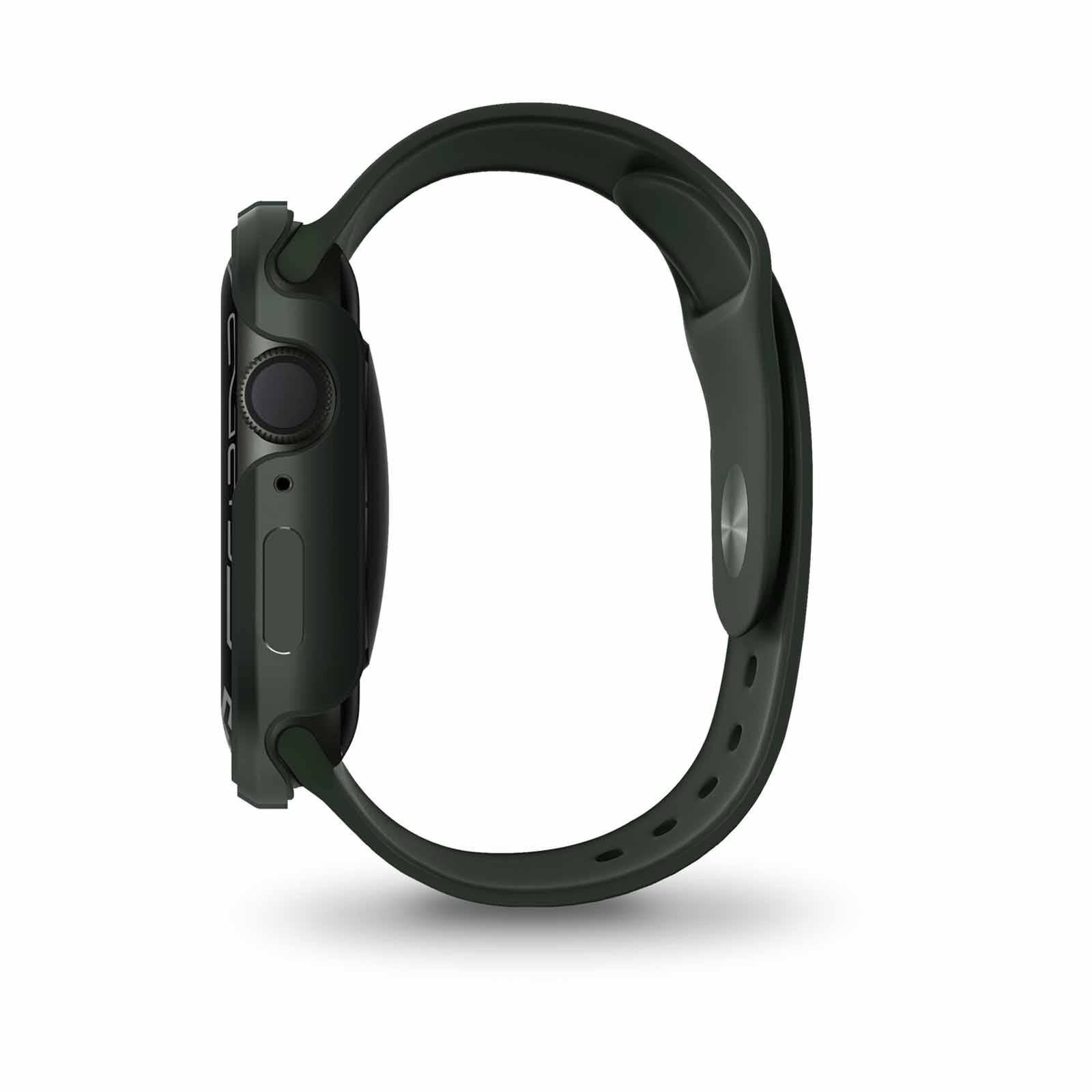 UNIQ Valencia Apple Watch Case 45/44mm - Hunter (green) UNIQ-45MM-VALGRN-image 4