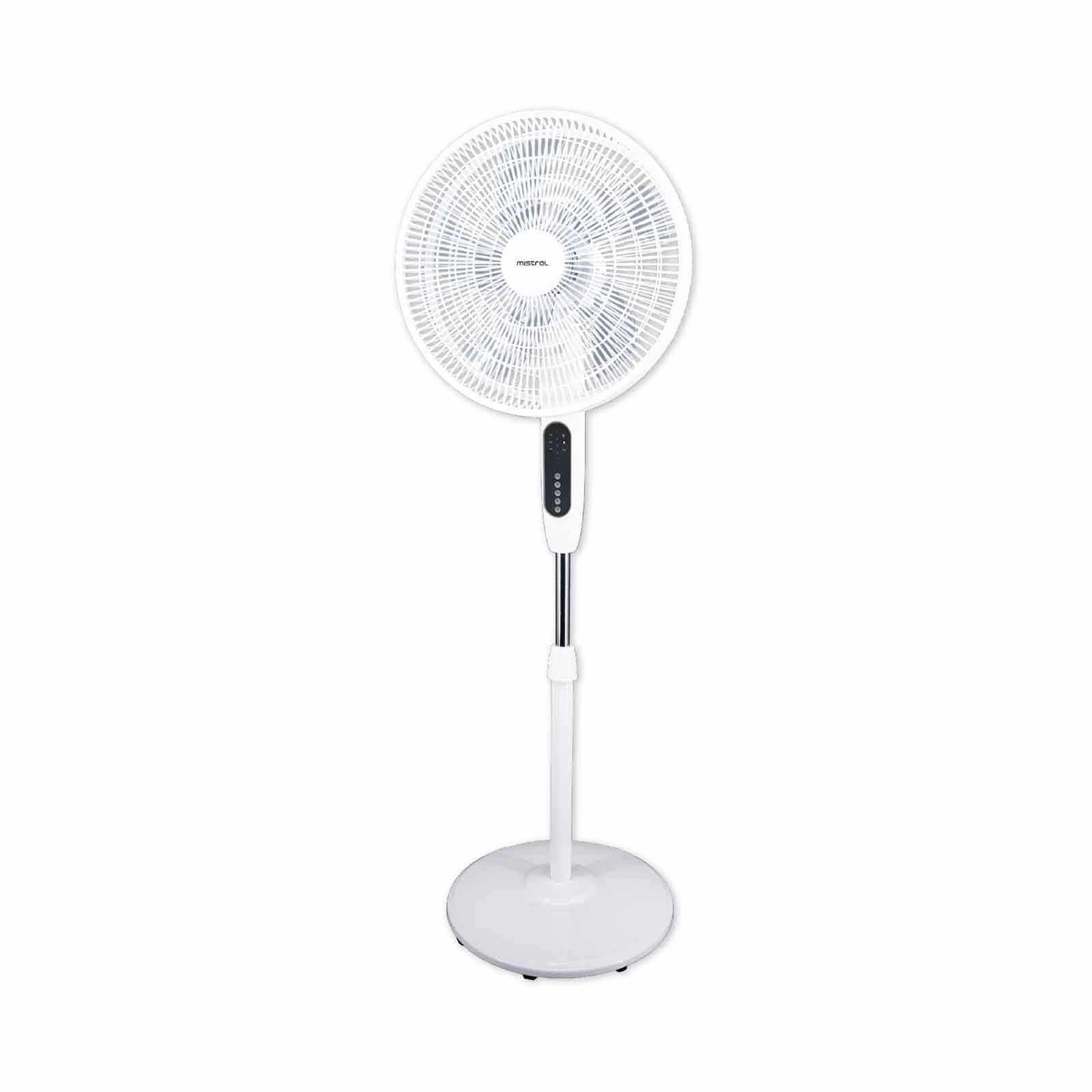 MISTRAL 16 In Dc Stand Fan With Remote Control -white MSF1610DR-WE-image 1