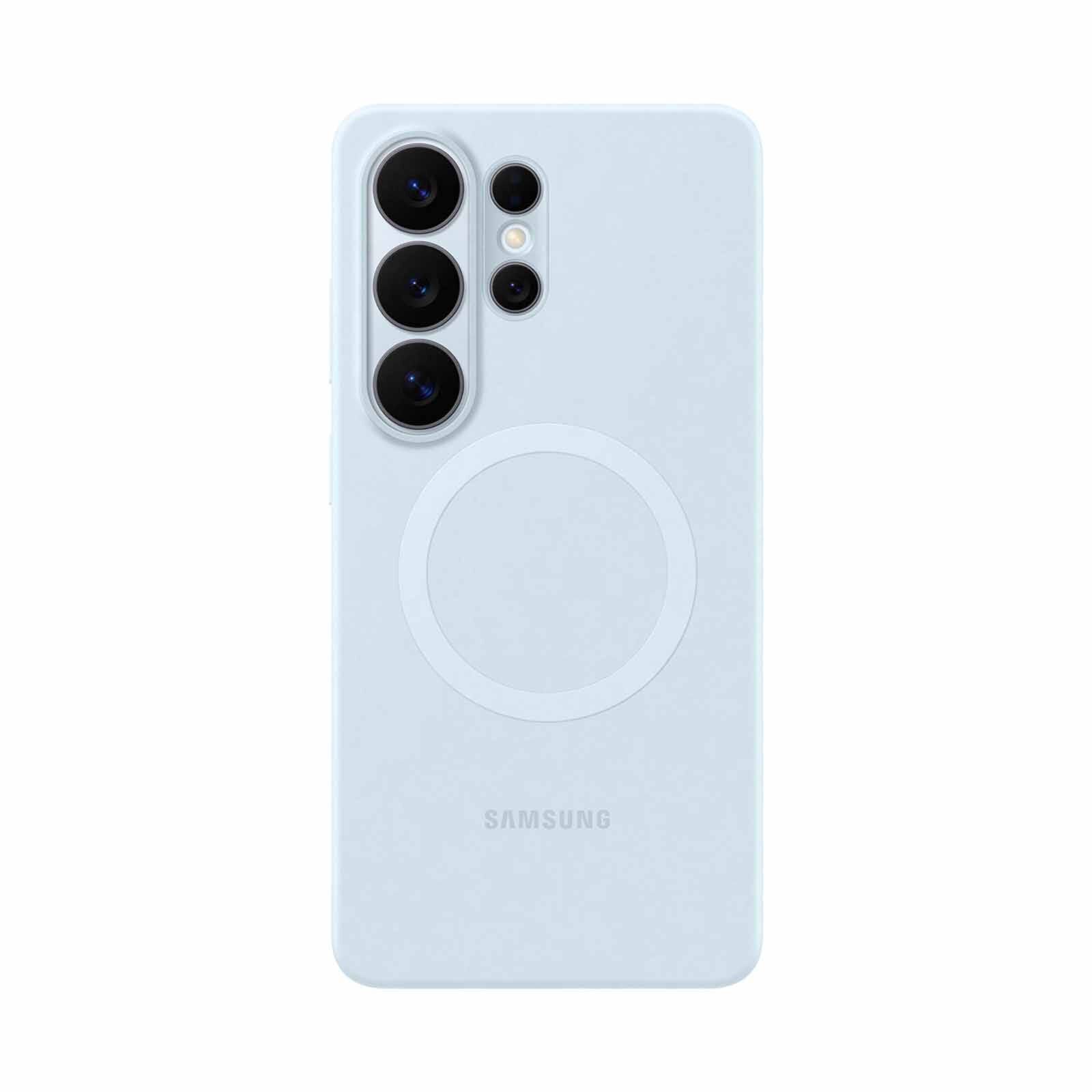 SAMSUNG Galaxy S26 Ultra Silicone Magnet Case Light Blue EF-ES948CLEGWW-image 3