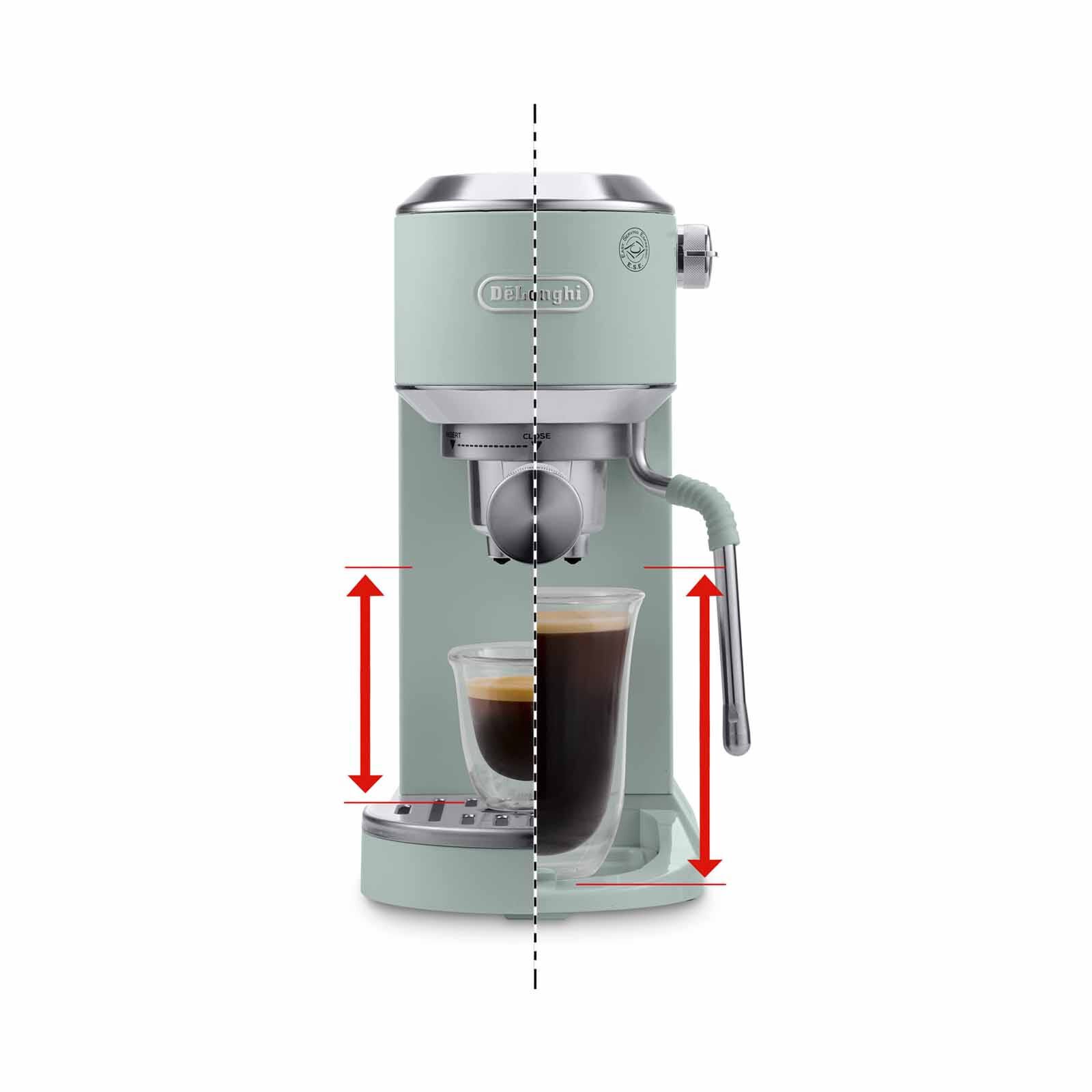 DELONGHI Dedica Duo Manual Coffee Maker - Green EC890.GR-image 3